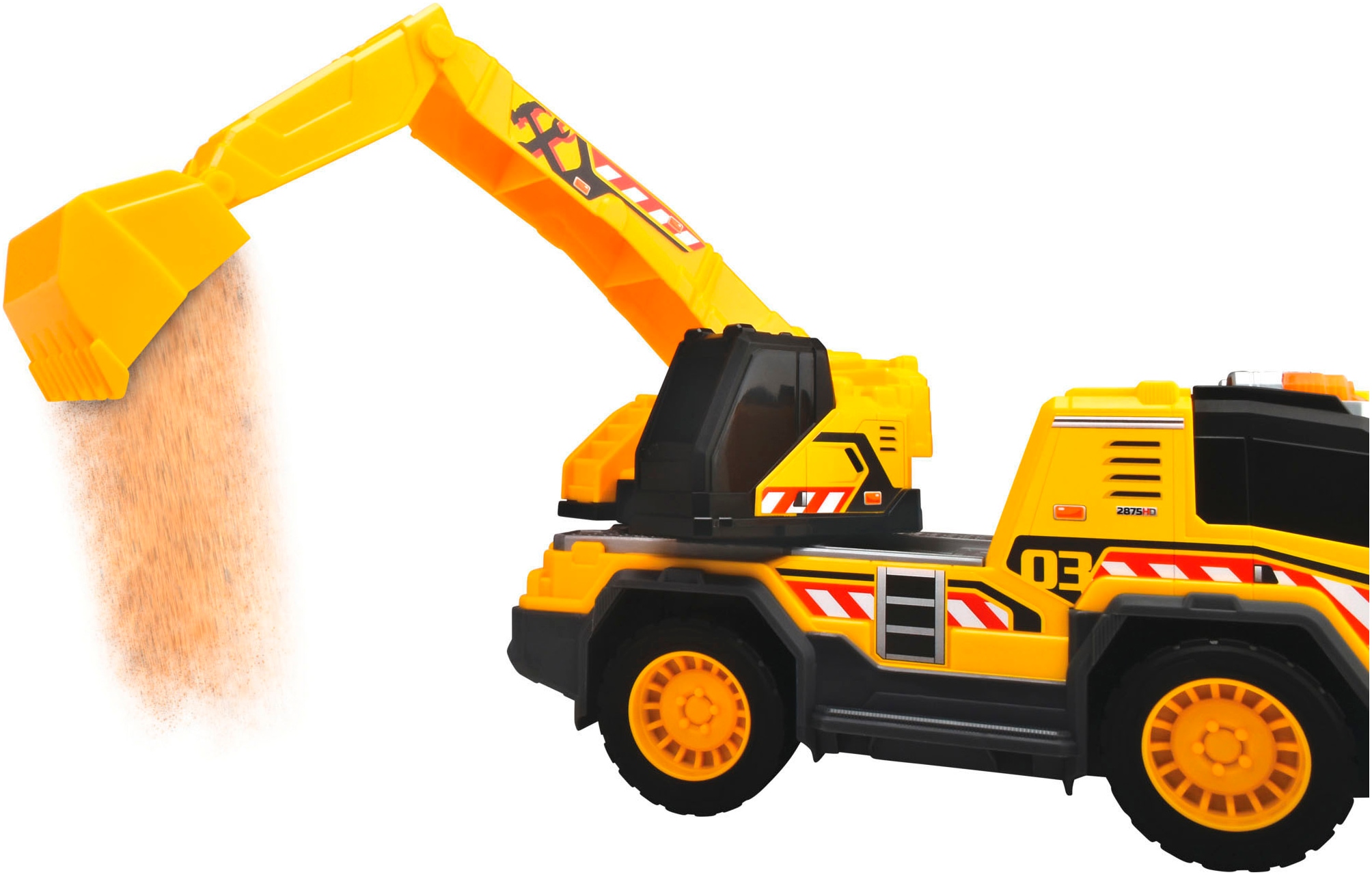 Dickie Toys Spielzeug-Baumaschine »Excavator Truck«, mit Licht und Sound