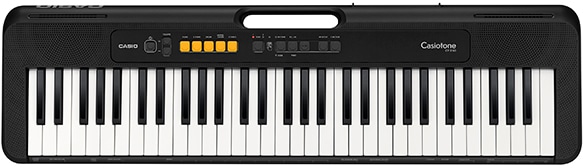 CASIO Home-Keyboard »CT-S100AD«, (Set, 3 St.), inkl. Netzadapter und Stativ