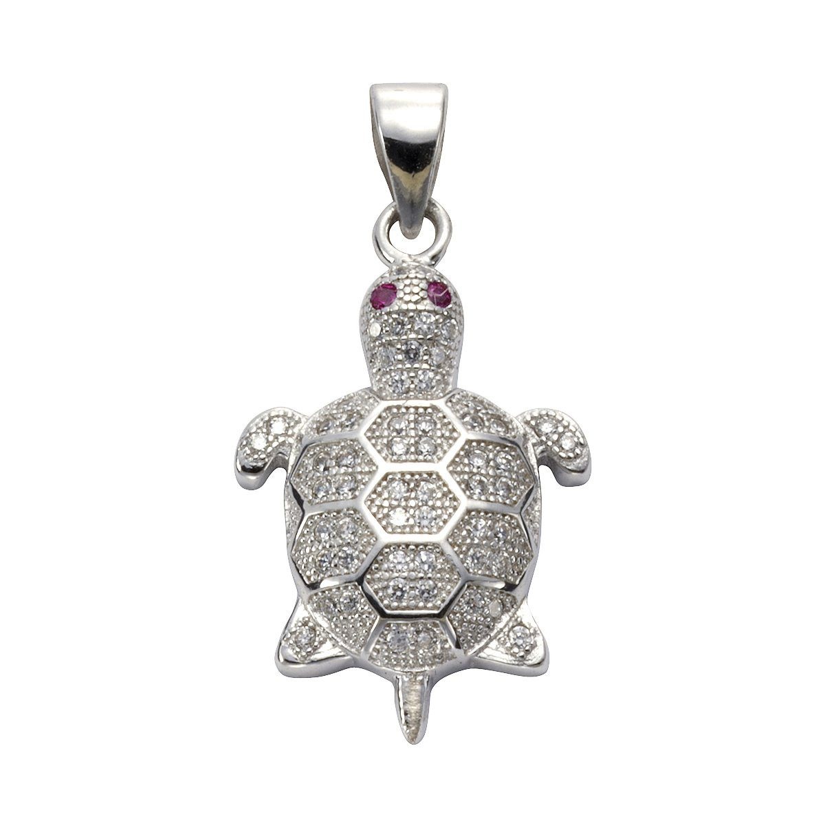 Vivance Kettenanhänger »925/- Sterling Silber Schildkröte«, Anhänger