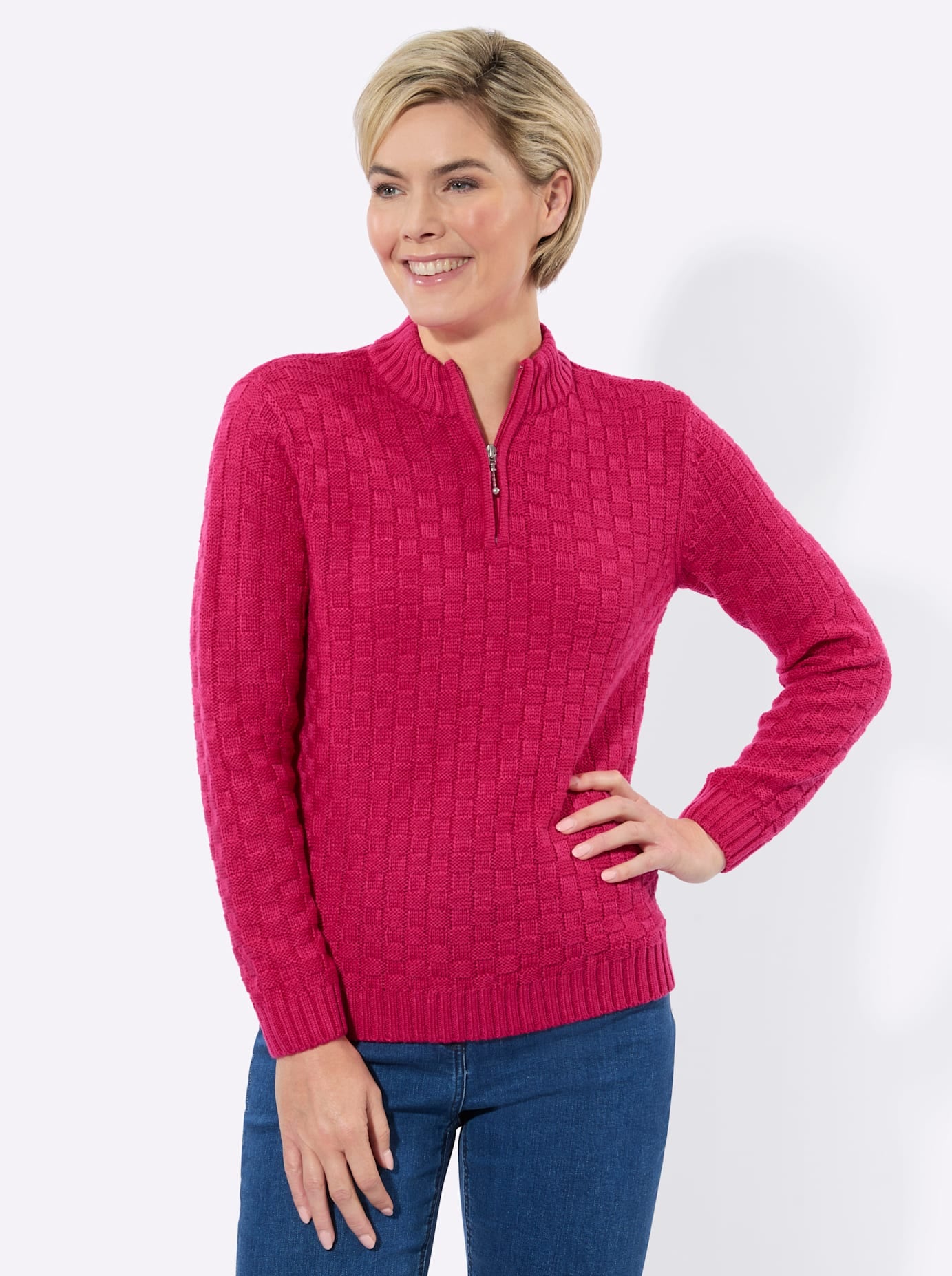 Classic Basics Stehkragenpullover »Strickpullover«