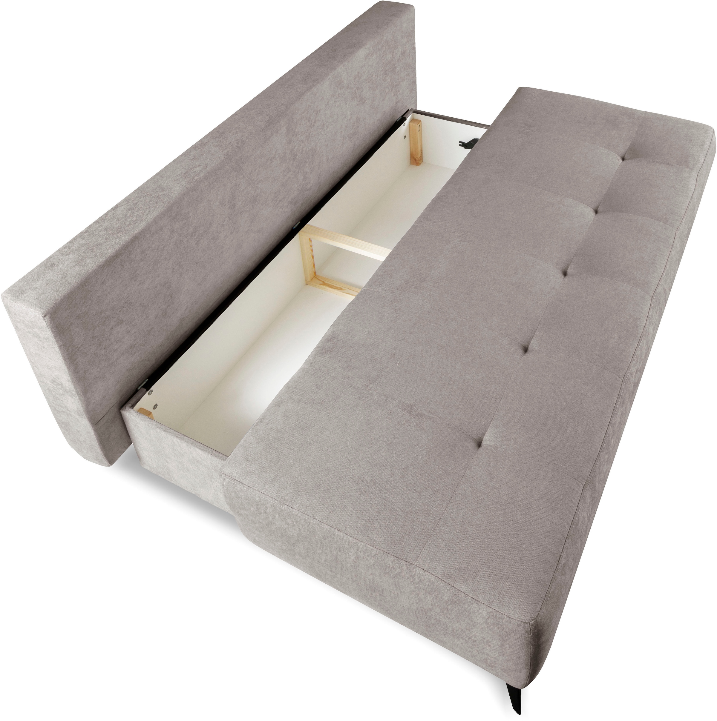 WERK2 Schlafsofa »Oakland«, 2-Sitzer Sofa & Schlafcouch mit Bettkasten