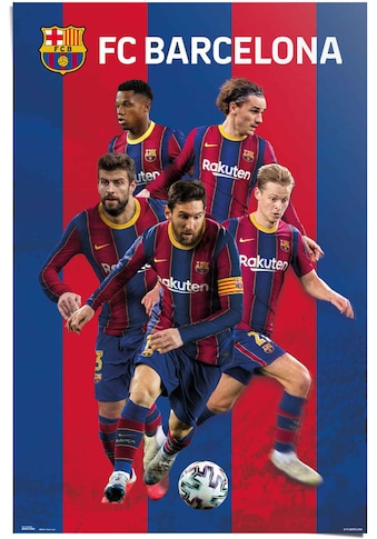 Poster »FC Barcelona Camp Nou - Spanien - Spieler«, (1 St.)