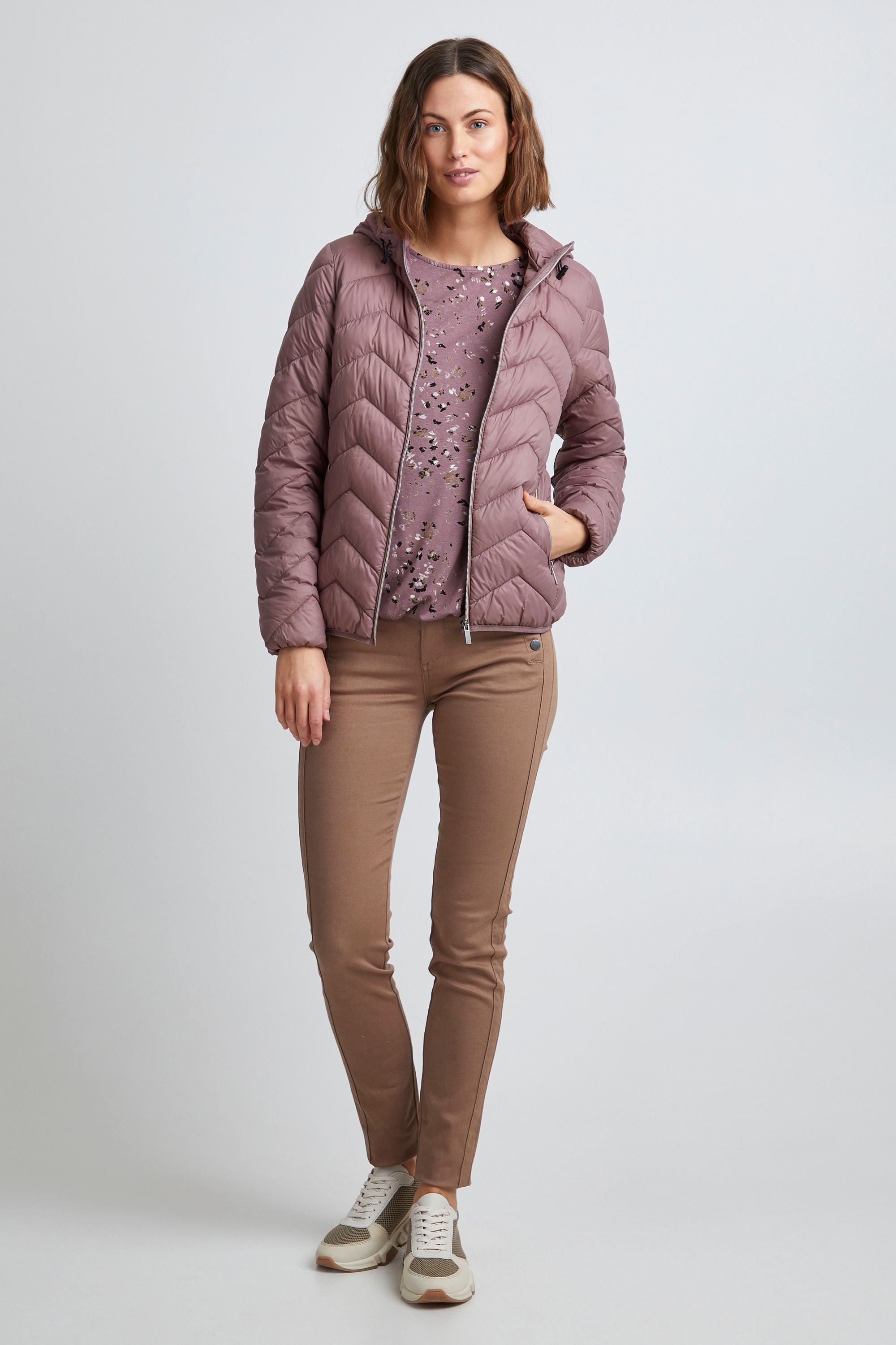 fransa Steppjacke »Steppjacke FRBapadding«, mit Kapuze