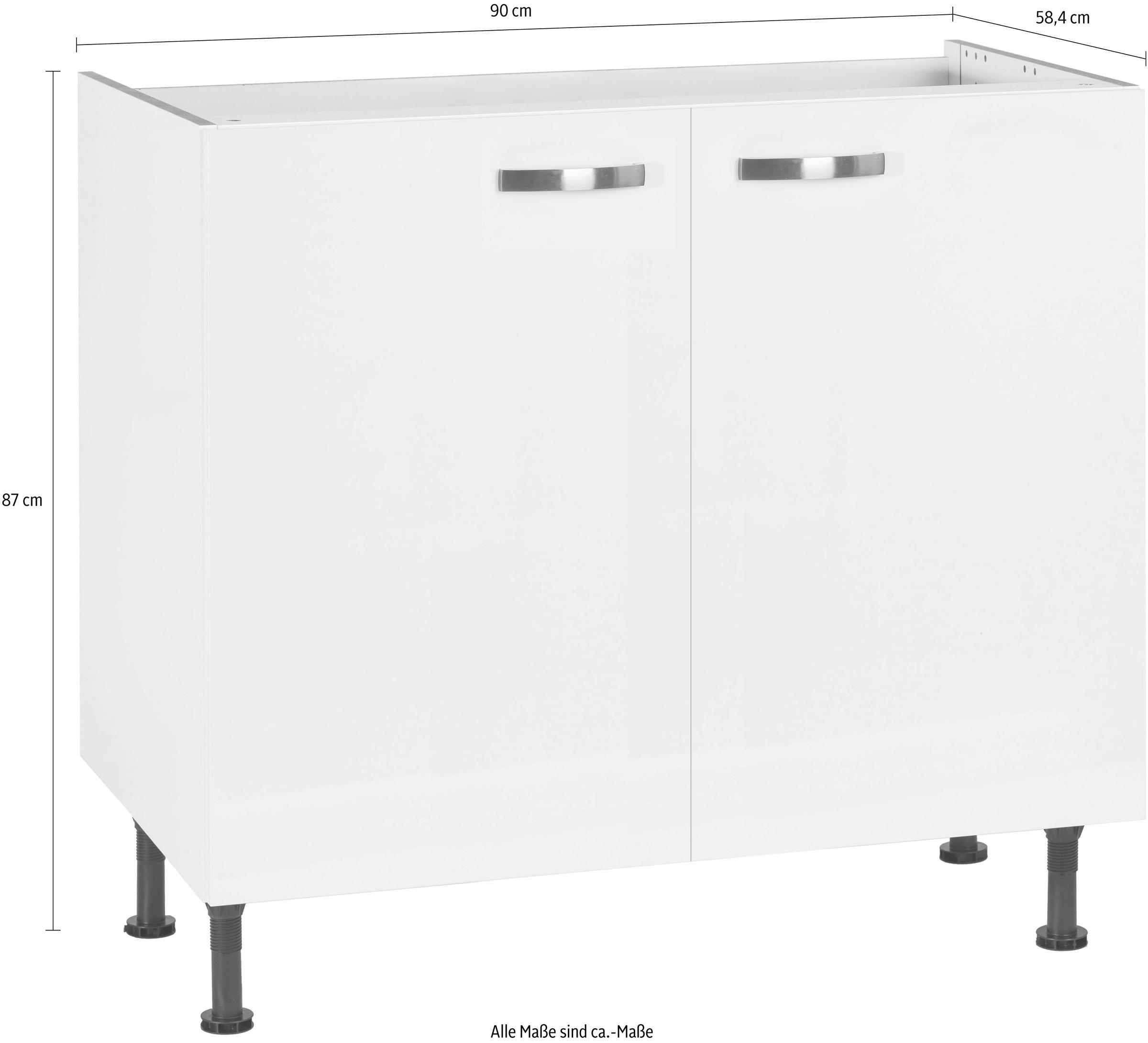 KOCHSTATION Spülenschrank »KS-Cara«, Breite 90 cm