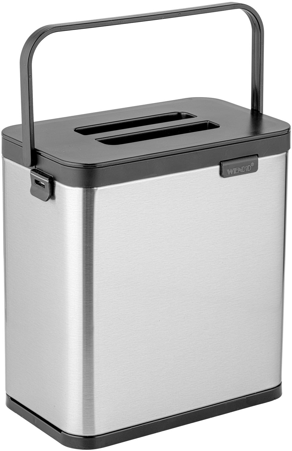WENKO Mülleimer »Modell Colin« 1 Behälter Abfalleimer mit Griff, Über-Tür-Befestigung ohne Bohren, 3 L