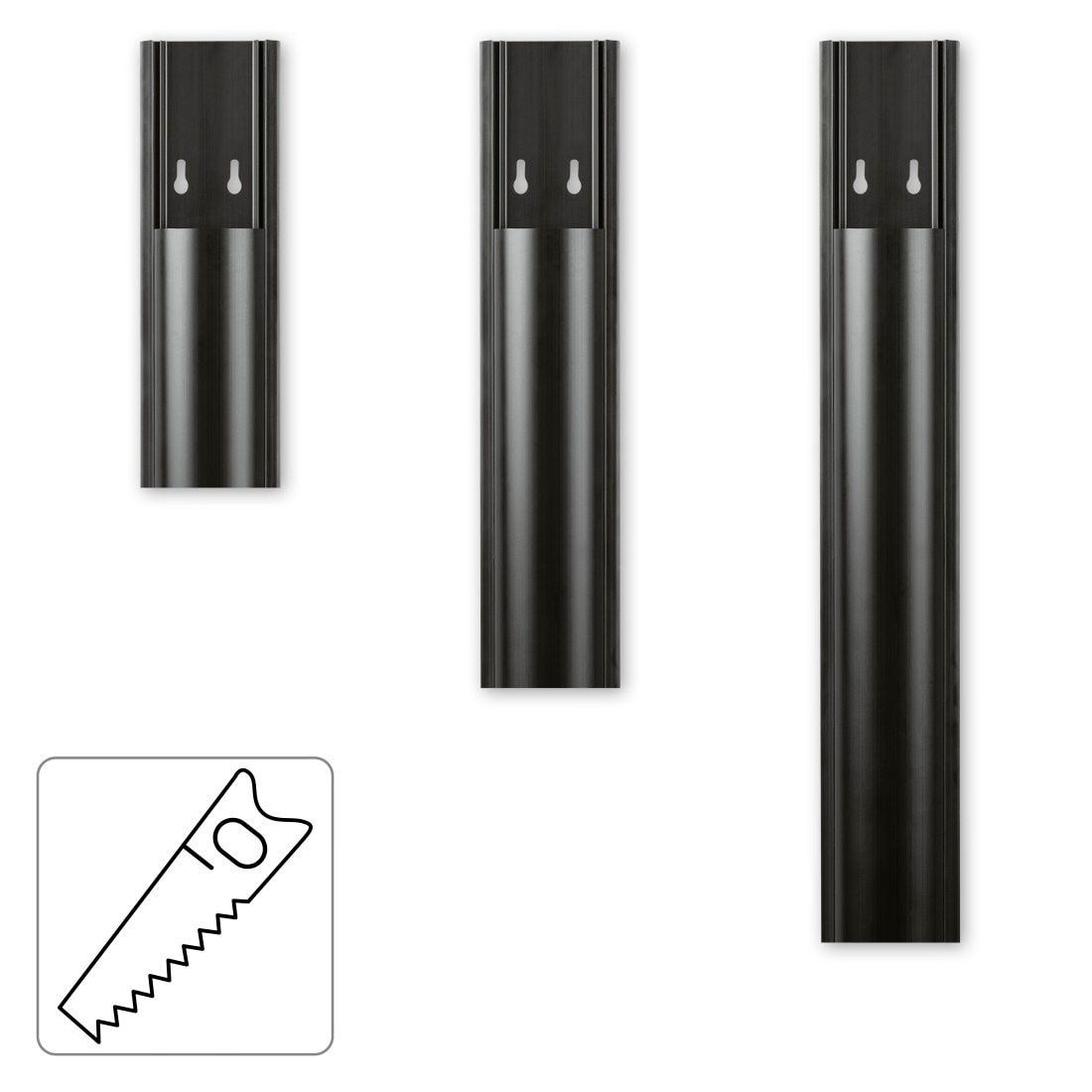 Hama Kabelkanal »Kabelkanal, selbstklebend, halbrund, 100 x 7 x 2,1 cm, PVC,« langwierig, robust, universell, plastikfrei