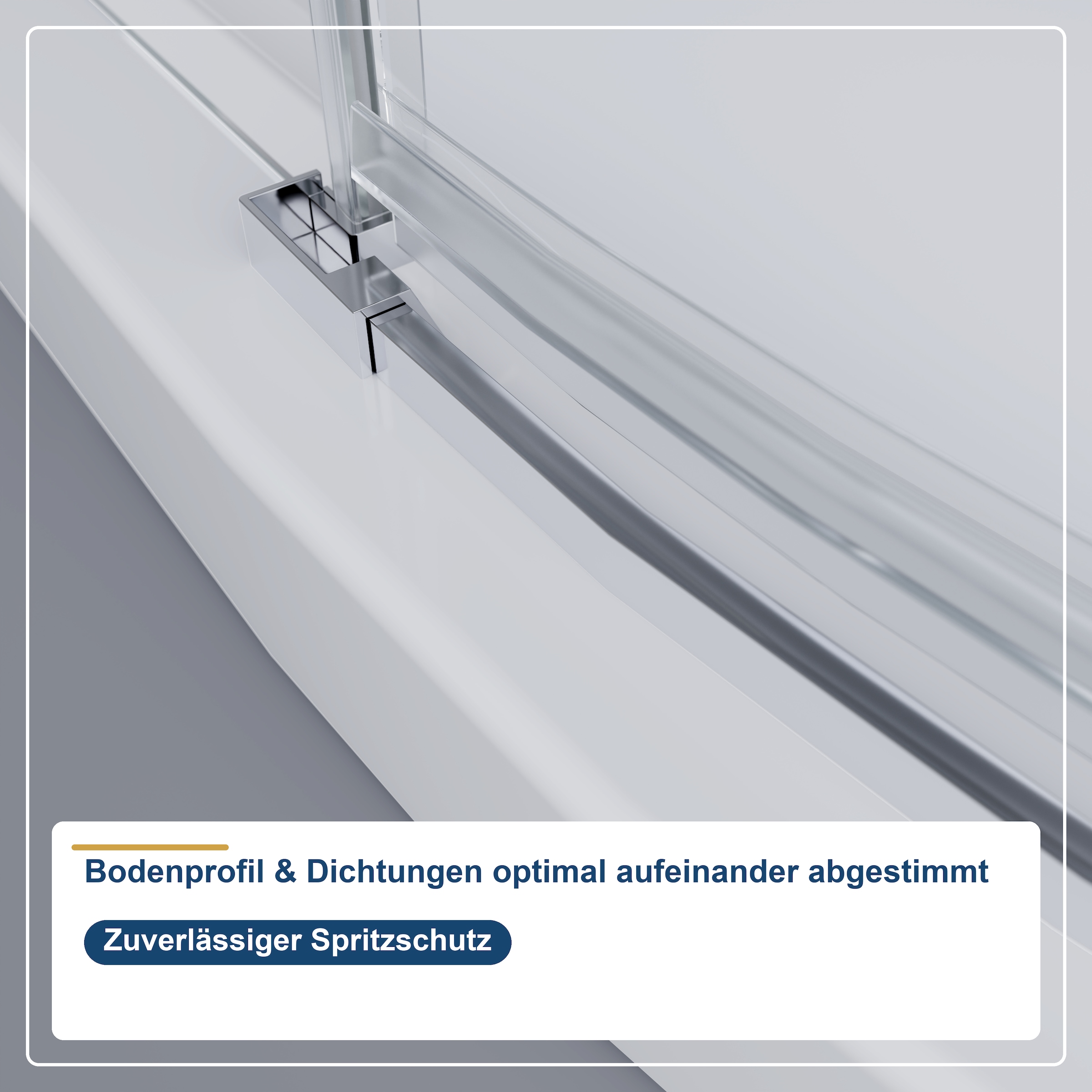 welltime Runddusche »Siena« Hebe-Senk-Mechanismus, barrierefrei einbaubar, mit Drehtüren