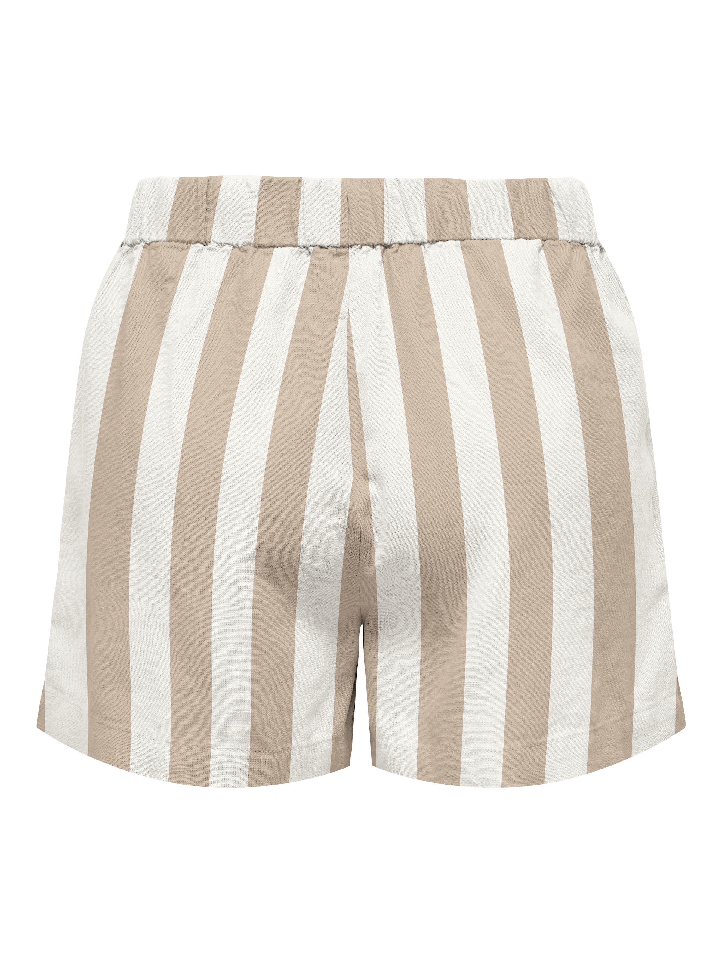 ONLY Shorts »ONLGOA MW LIN BL PULL-UP SHORTS CC PNT«  mit Leinen