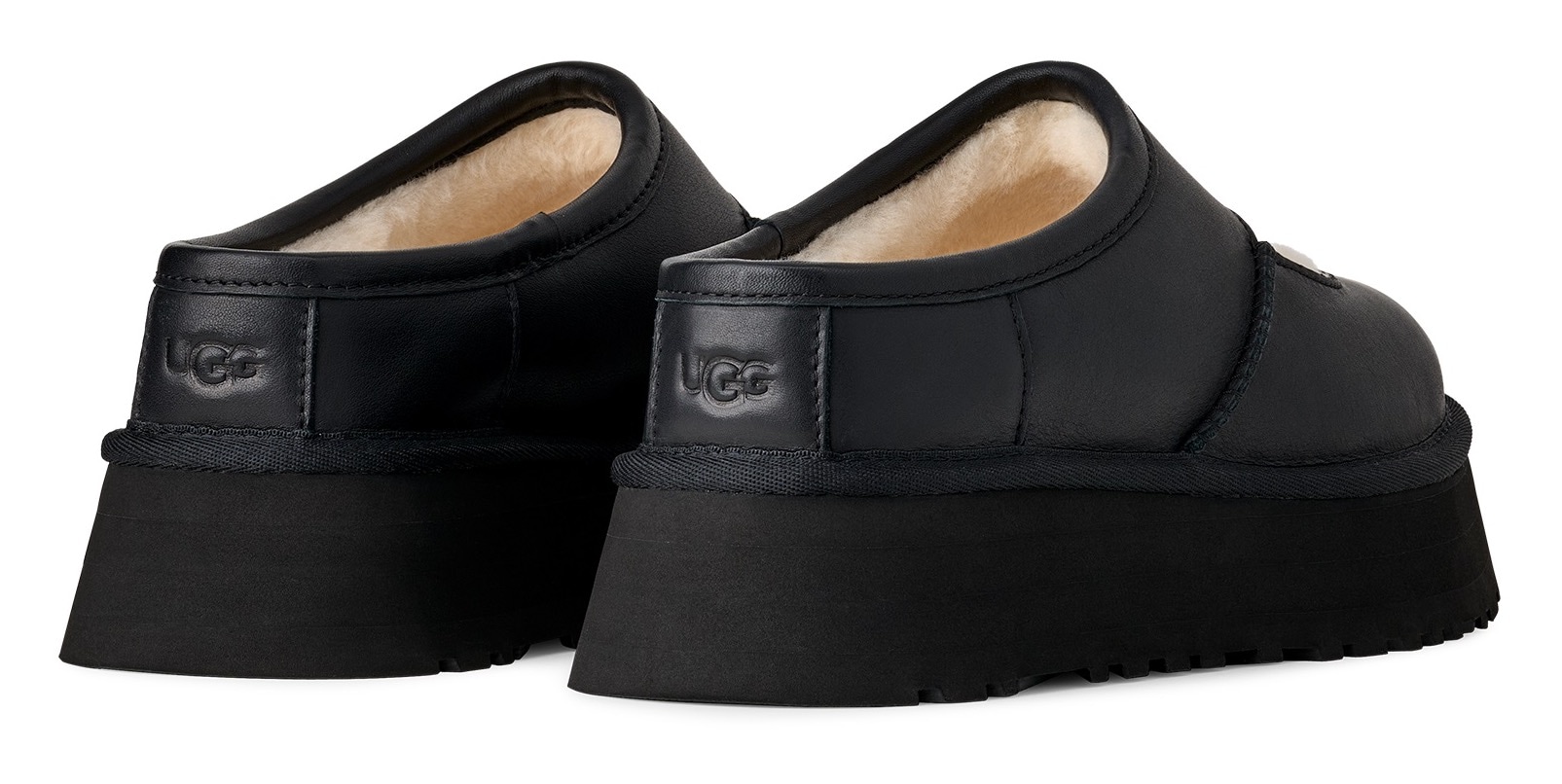 UGG Clog »BEA MARY JANE LTHR«, Mary Jane, Spangenschuh, Plateauschuh mit weichem Fußbett
