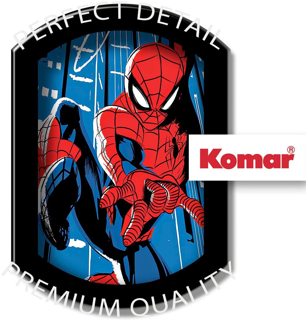 Komar Fototapete »Vlies Fototapete - Spider-Man Rooftop-Rockin‘ - Größe 100 x 250 cm«, bedruckt