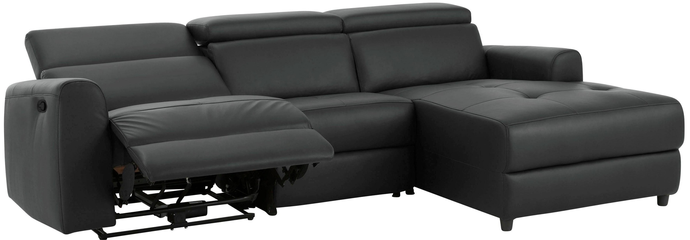 Home affaire Ecksofa »Sentrano, L-Form,«, 275 cm, man. o. elektr. Relaxfunktion und USB/Kopfverstellung