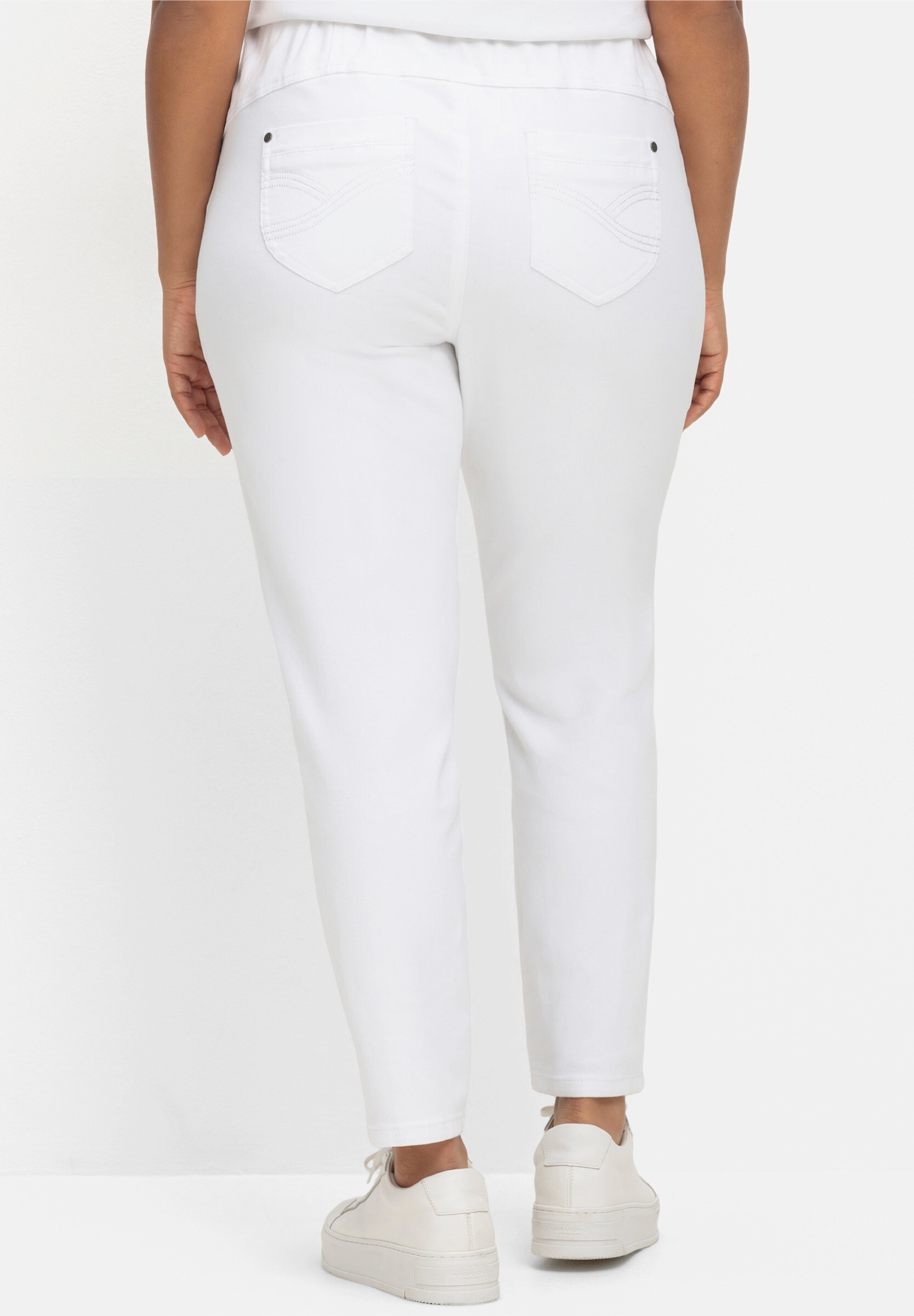 Sheego Jeansleggings »Schlupfjeans Jeggings mit breitem Gummibund« mit breitem Gummibund