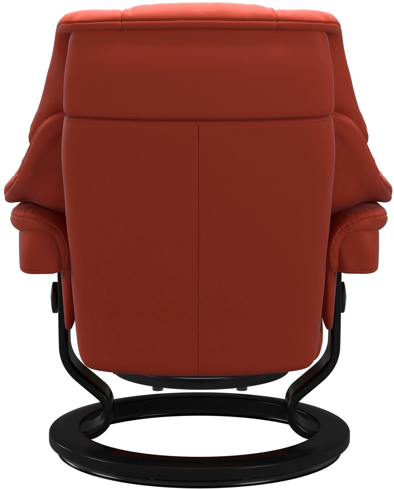 Stressless® Relaxsessel »Reno«, (Set, Relaxsessel mit Hocker), mit Hocker, mit Classic Base, Größe S, M & L, Gestell Schwarz