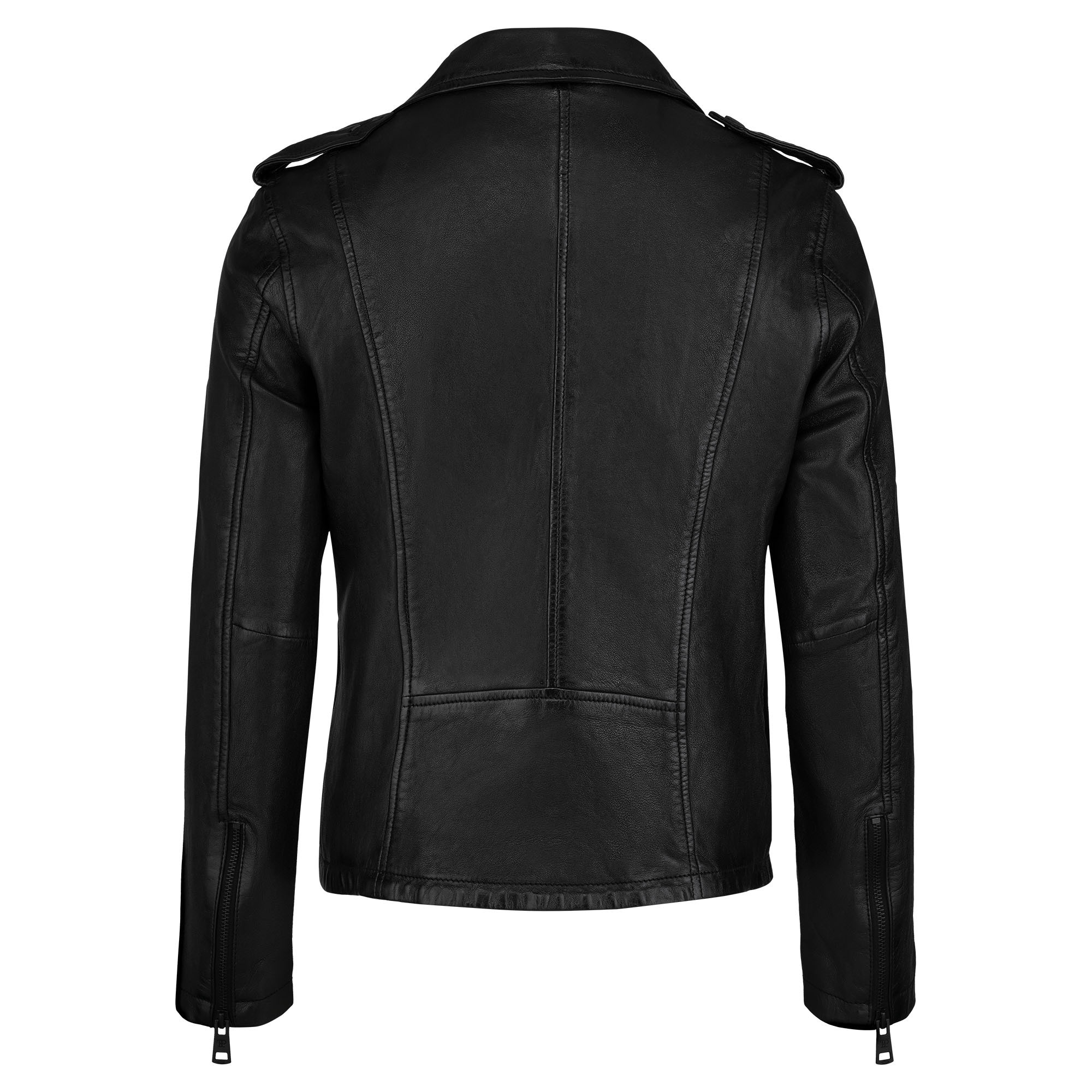trueprodigy Lederjacke »Taja Asymmetrischer doppelreihiger Reißverschluss« ohne Kapuze