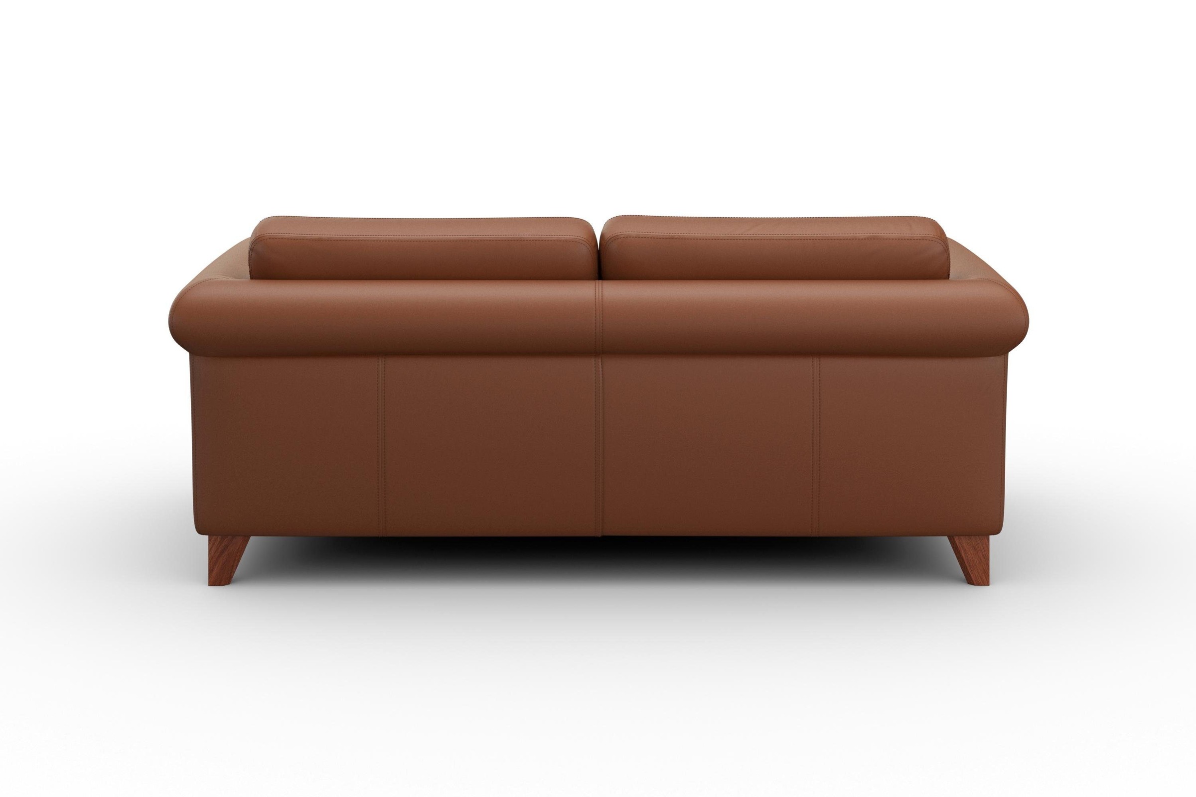 machalke® 2,5-Sitzer »amadeo«, Ledersofa mit geschwungenen Armlehnen, Breite 180 cm