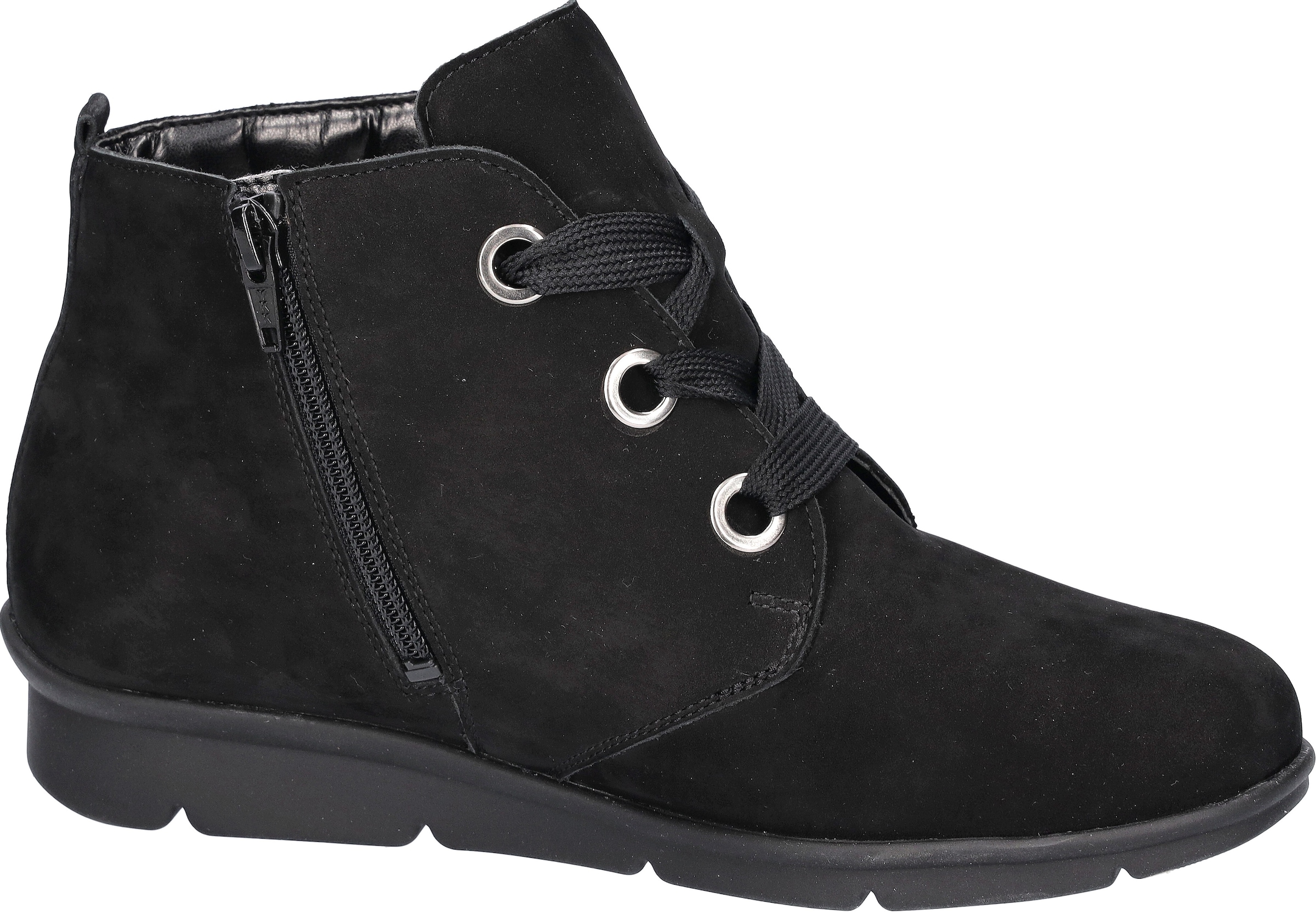 Waldläufer Schnürboots »K-INGA«, Stiefelette, Bequemschuh in Komfortweite K = extraweit