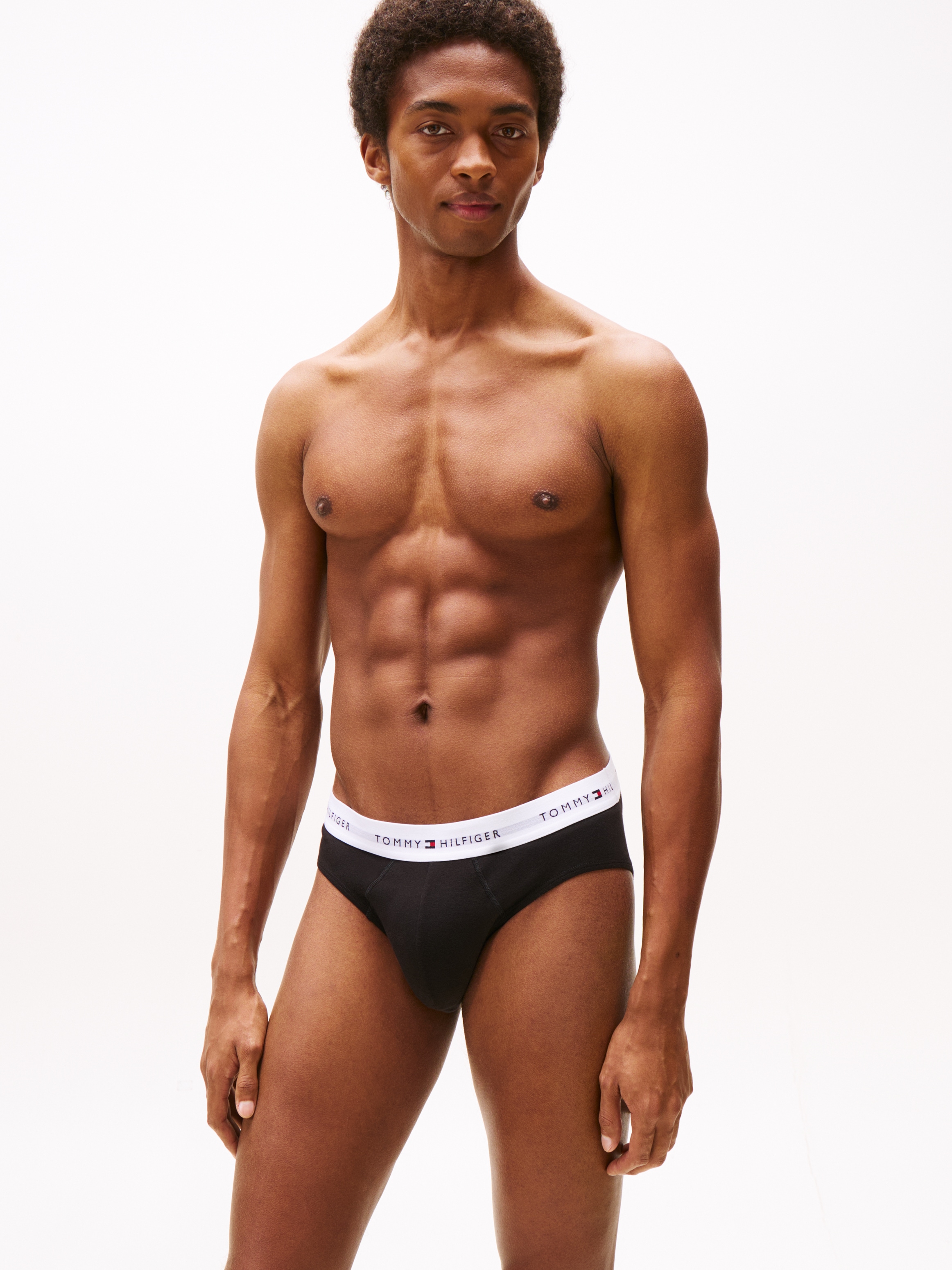 Tommy Hilfiger Underwear Slip »3P BRIEF DTM«, (Packung, 3 St., 3er), mit Logo-Elastikbund