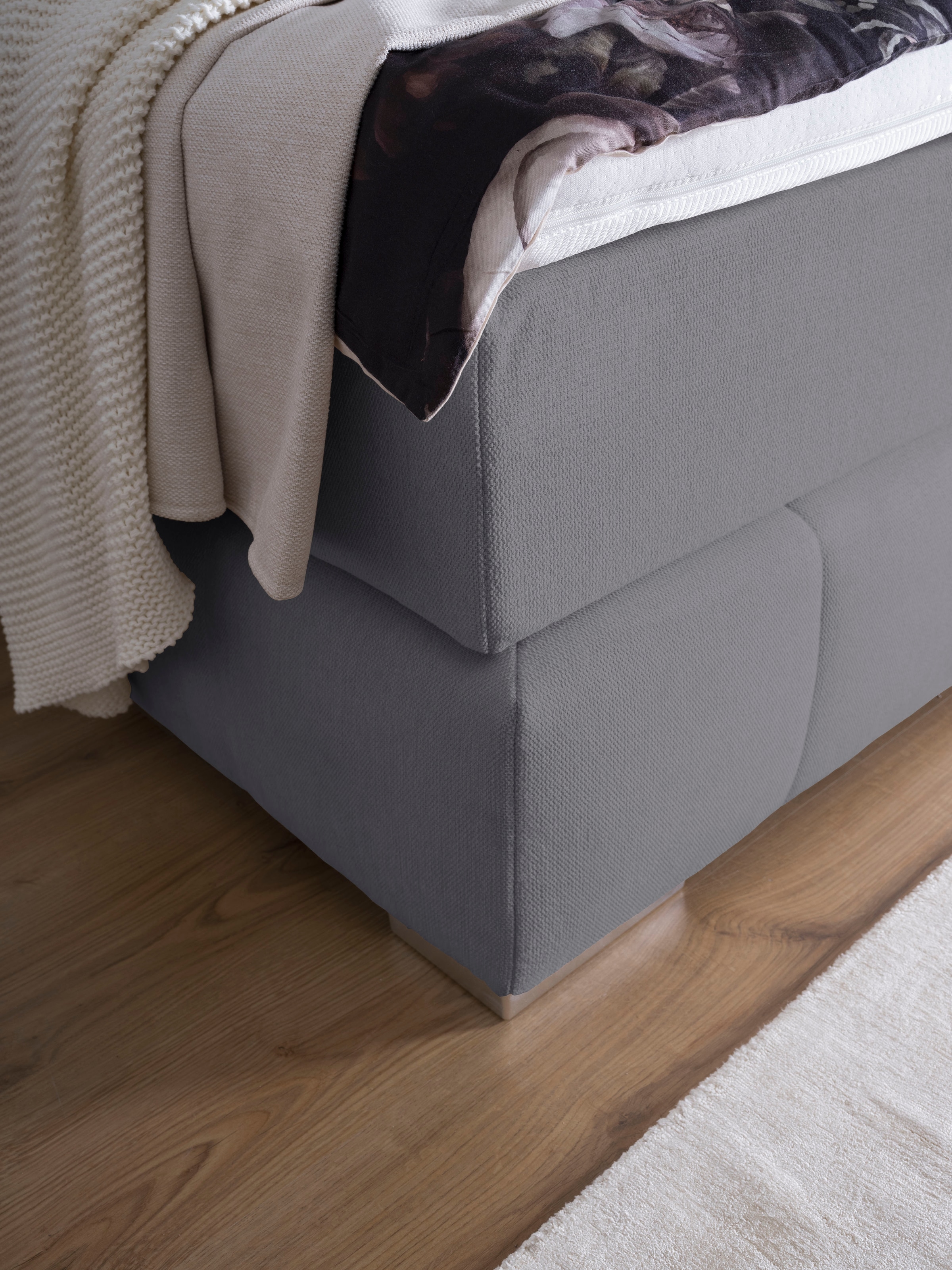 alina Boxspringbett »Luga«, 188 cm breit, inkl. Matratze und Komfortschaum-Topper
