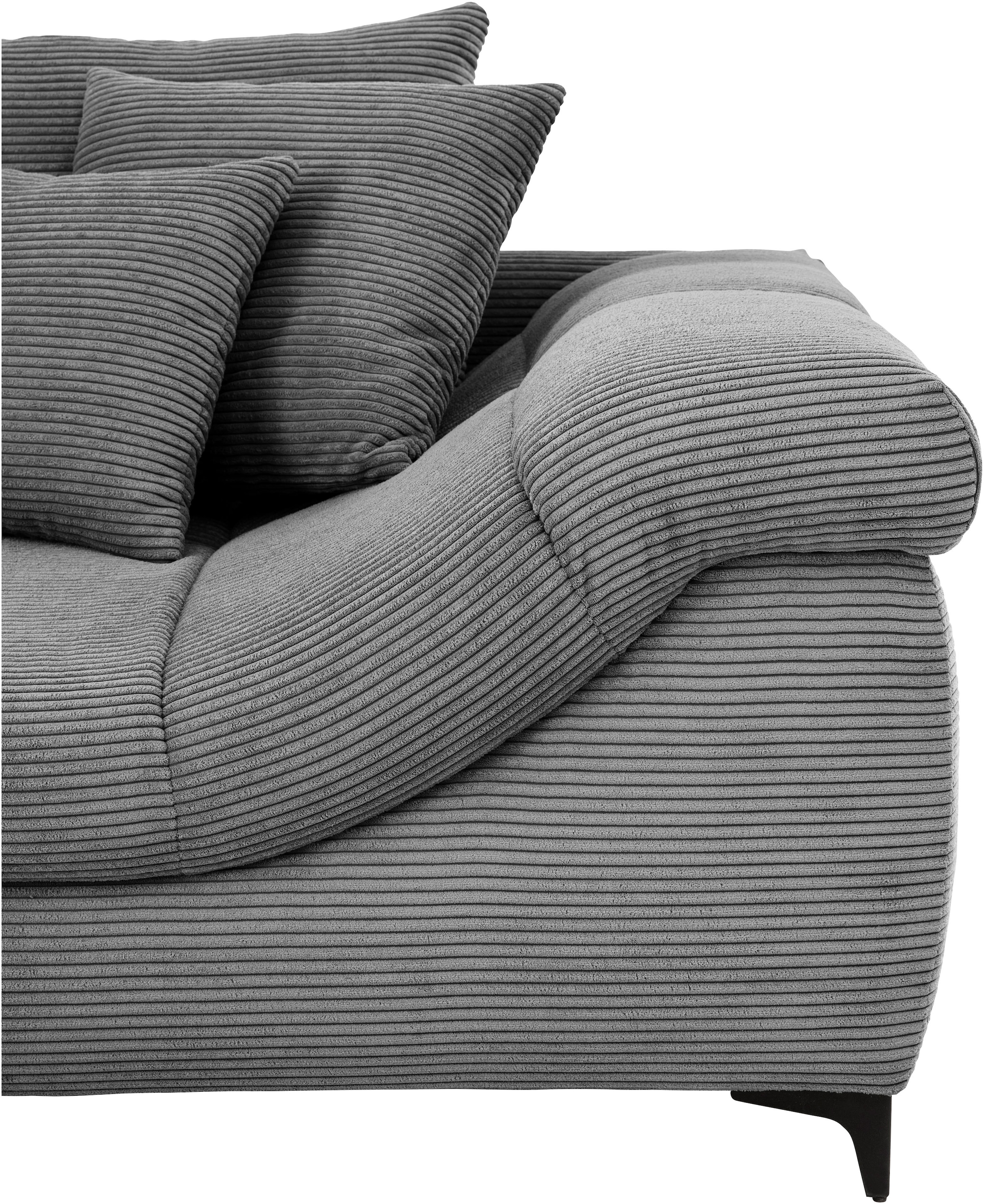 Mr. Couch Ecksofa »Ronaldo, L-Form, wahlweise mit Kaltschaum« wahlweise mit Kaltschaum