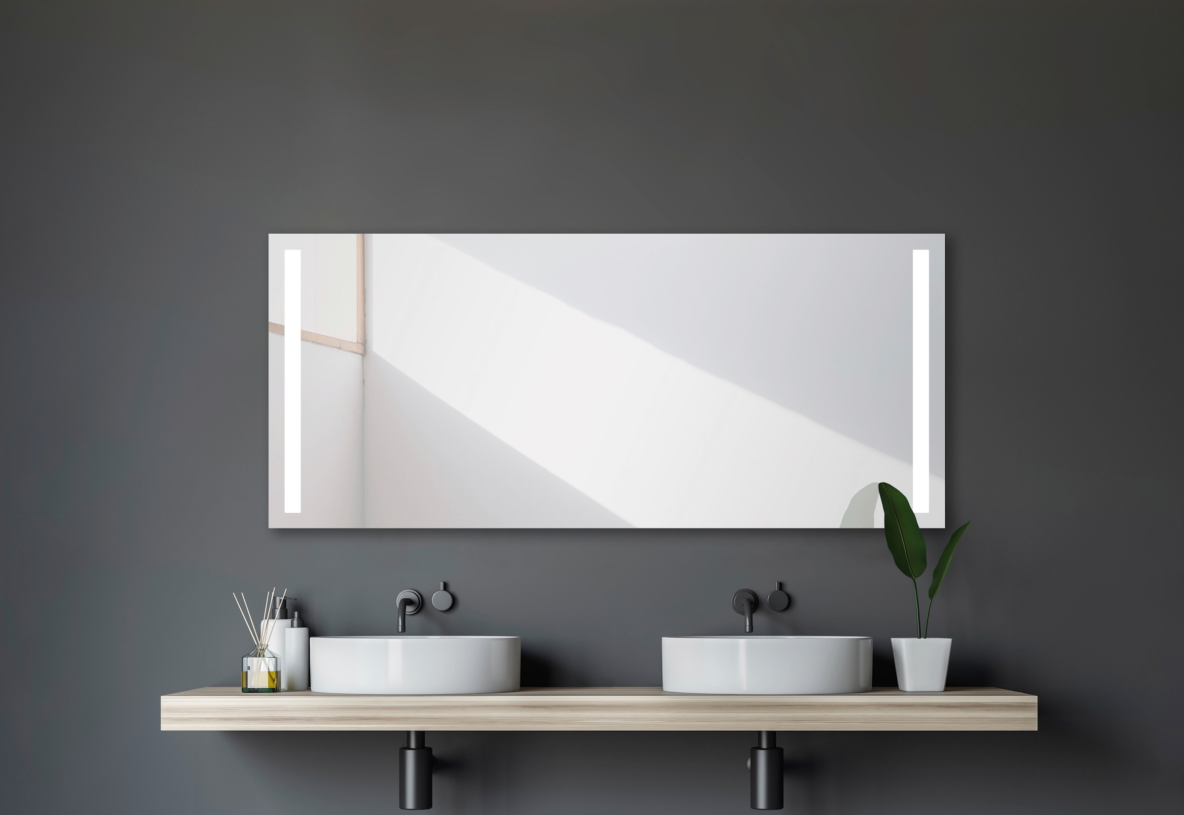 Talos Badspiegel »Talos Light«, 160x 70 cm, Design Lichtspiegel