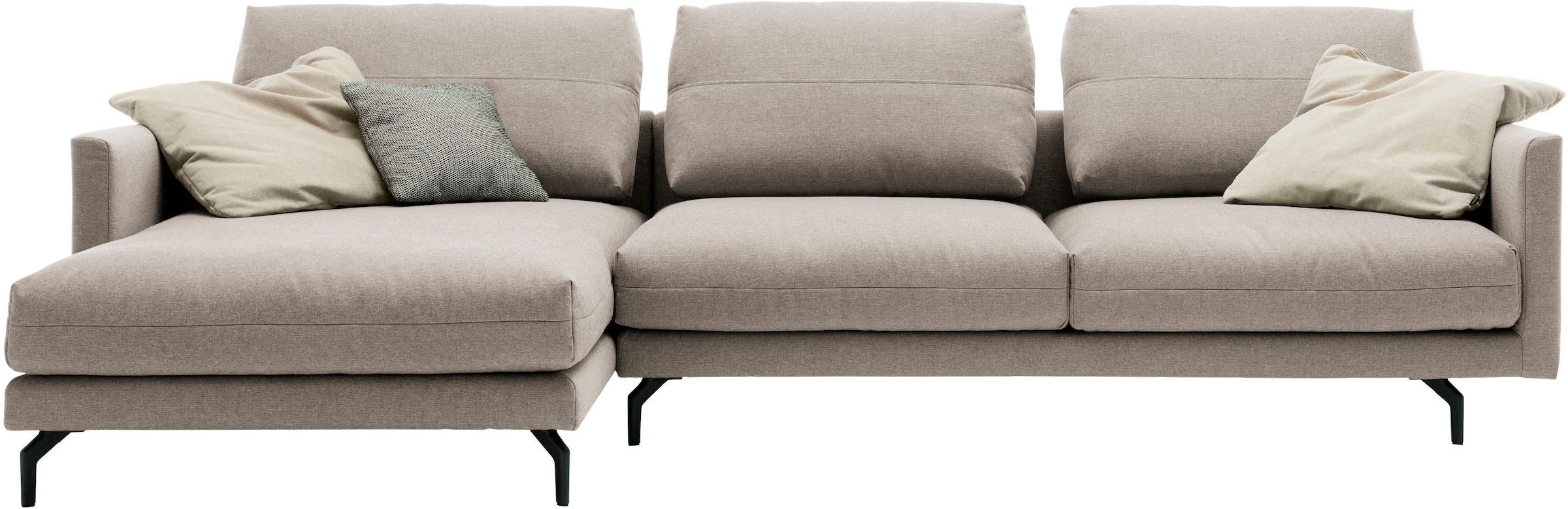 Creation BY ROLF BENZ Ecksofa »CR.414, Designecksofa, Polsterecke, L-Form« wahlweise aus feinstem Rindsleder oder hochwertigem Chenille