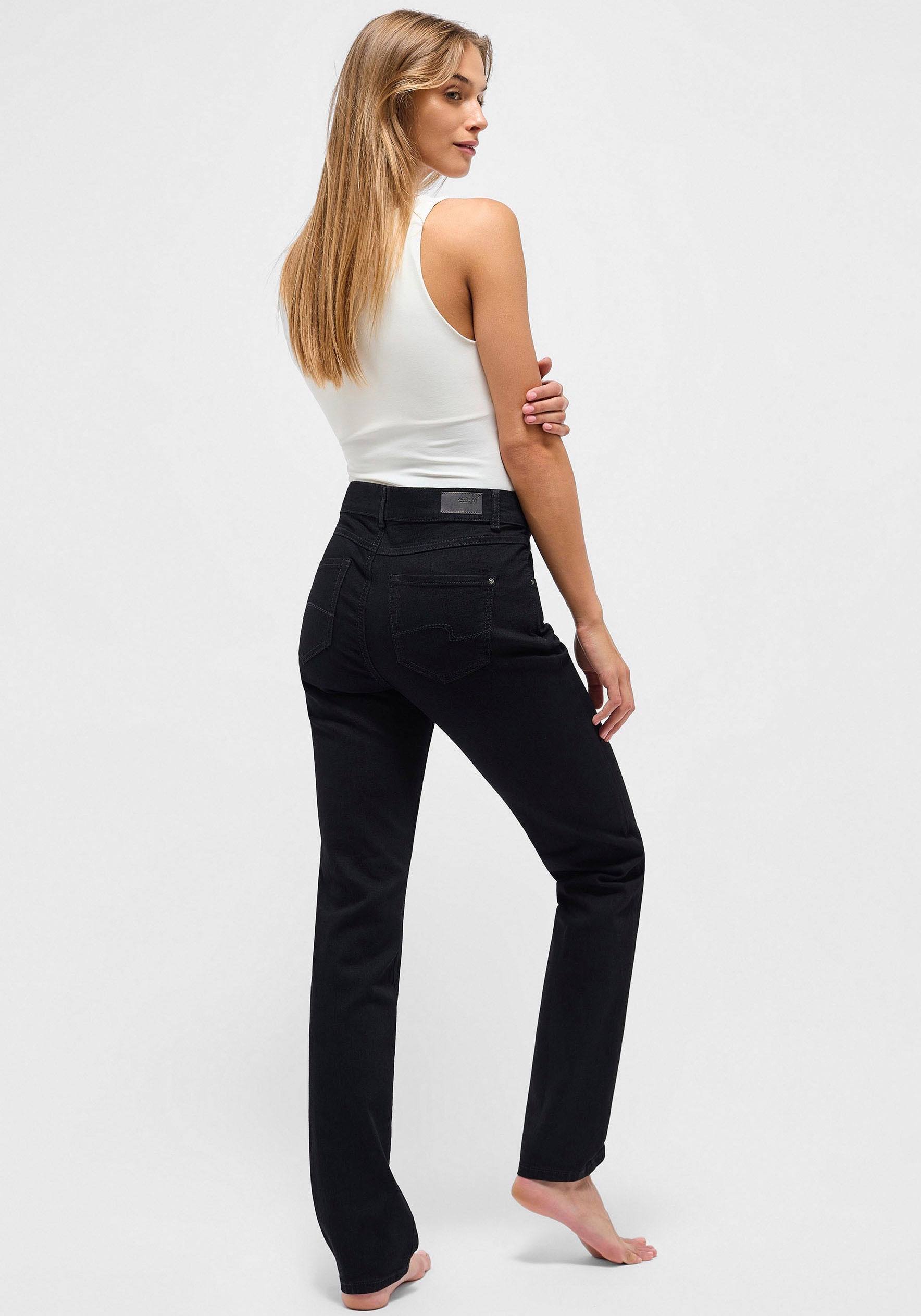 ANGELS High-waist-Jeans »DOLLY«, im klassichen 5-Pocket-Stil