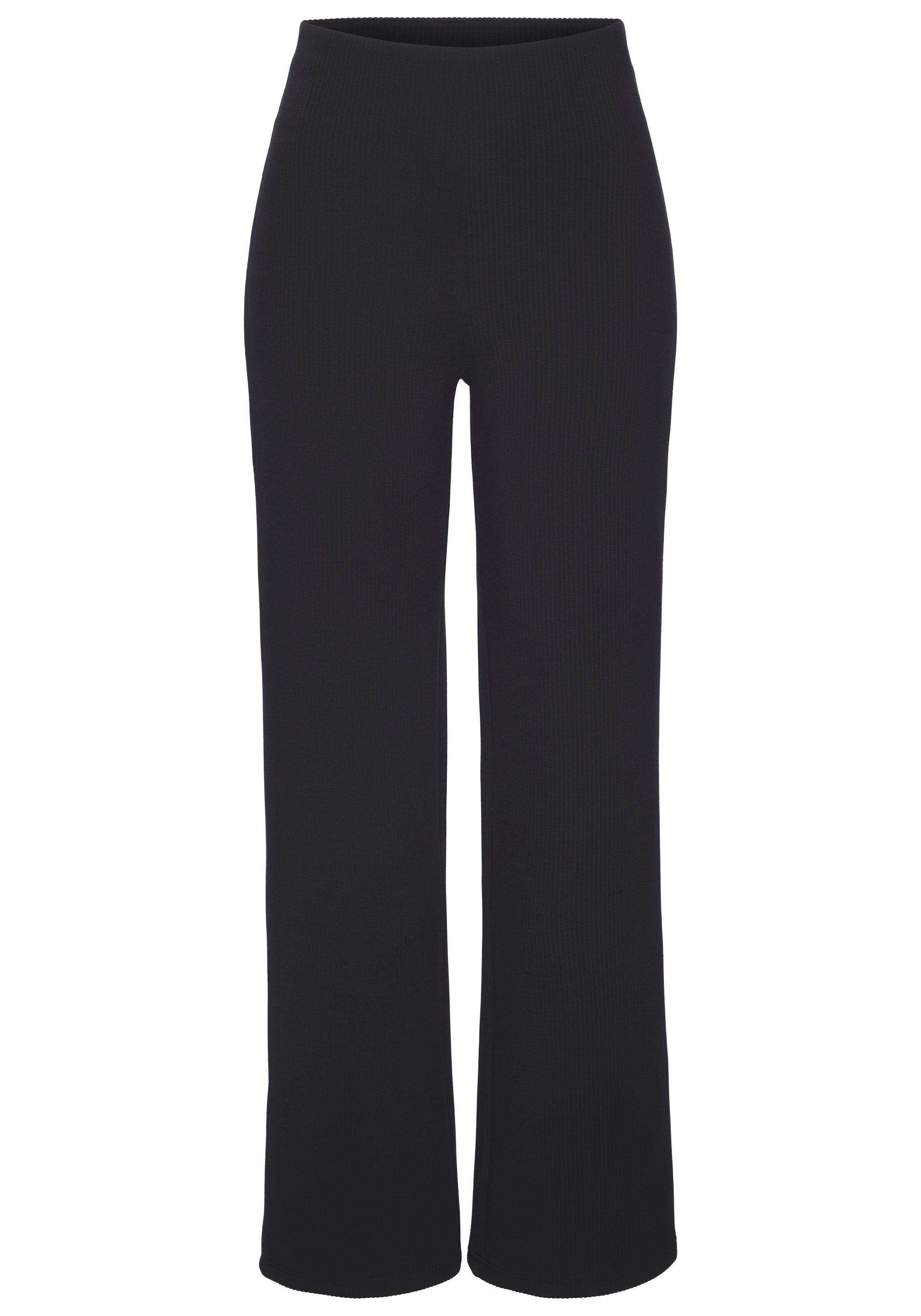 LASCANA ACTIVE Sporthose  aus elastischer Rippstruktur