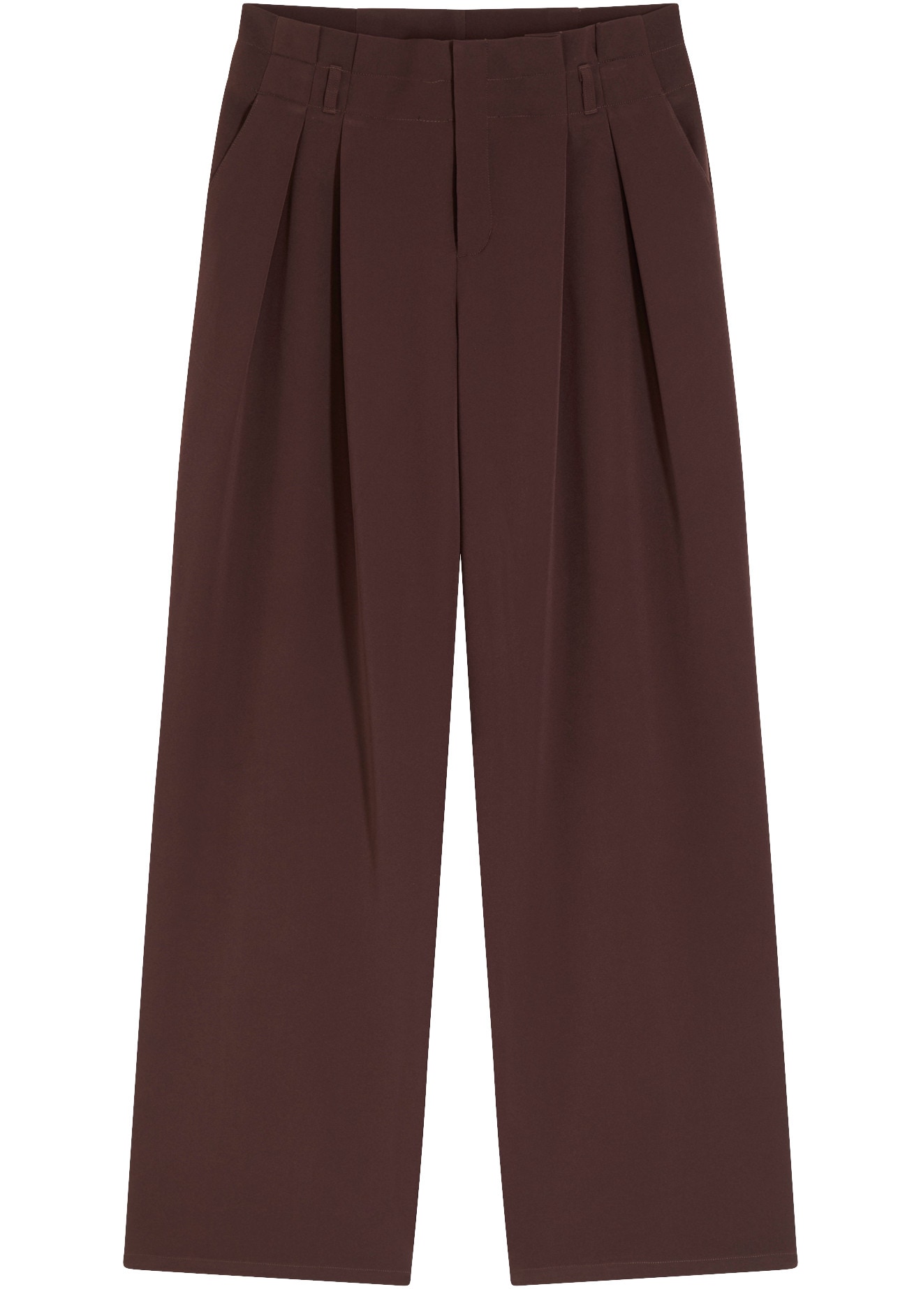 bonprix Bundfaltenhose  Loose Fit, mit Bundfalten, festlicher Stil