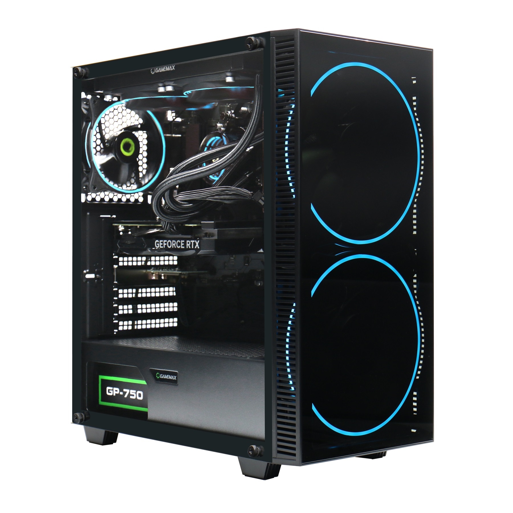 GAMEMAX Gaming-PC »Black Hole 7655«, 7655, Windows 11, DDR5 RAM