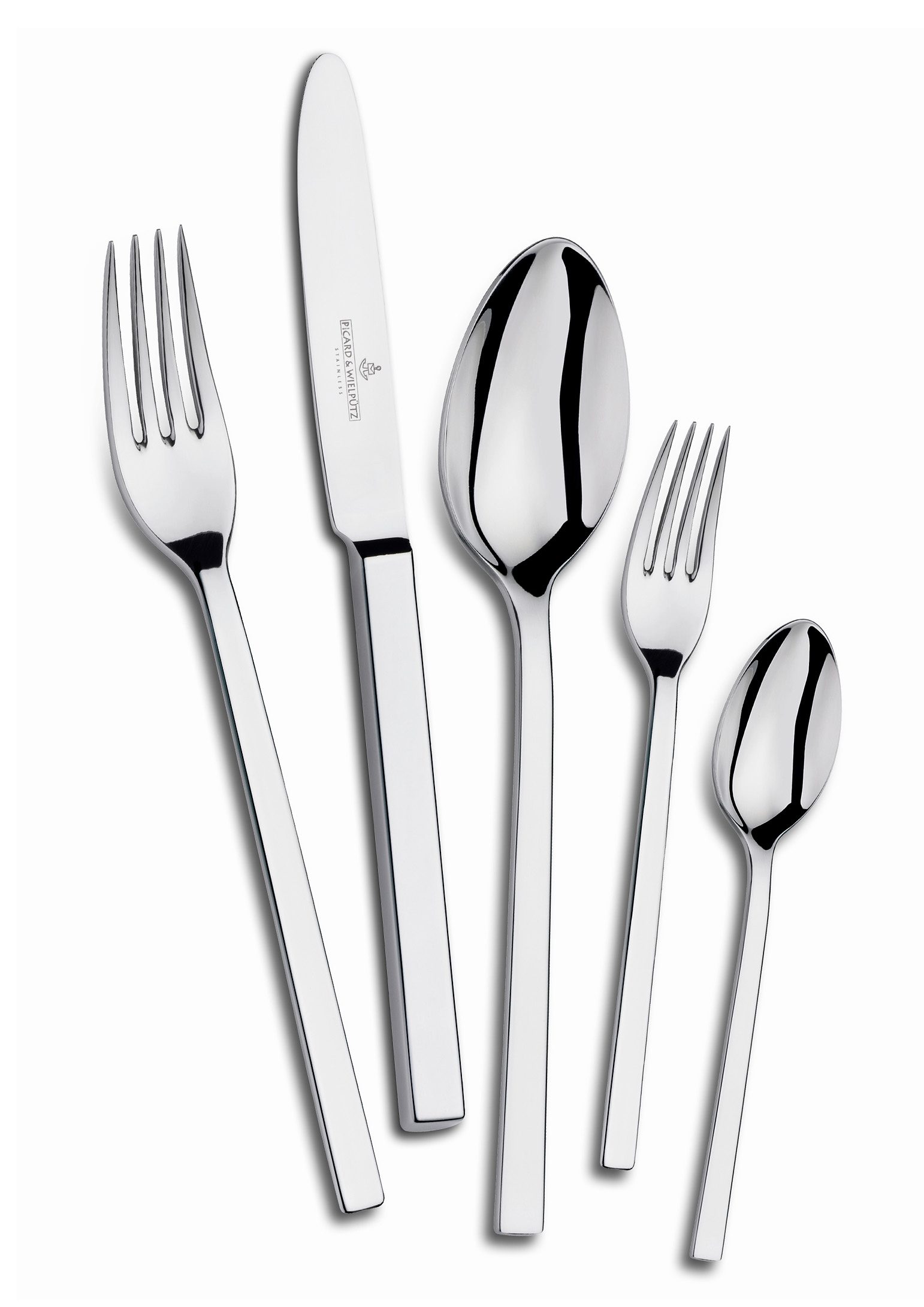 Picard & Wielpütz Solingen Besteck-Set »Girona« inkl. Holzetui in silberfarben, Größe 0