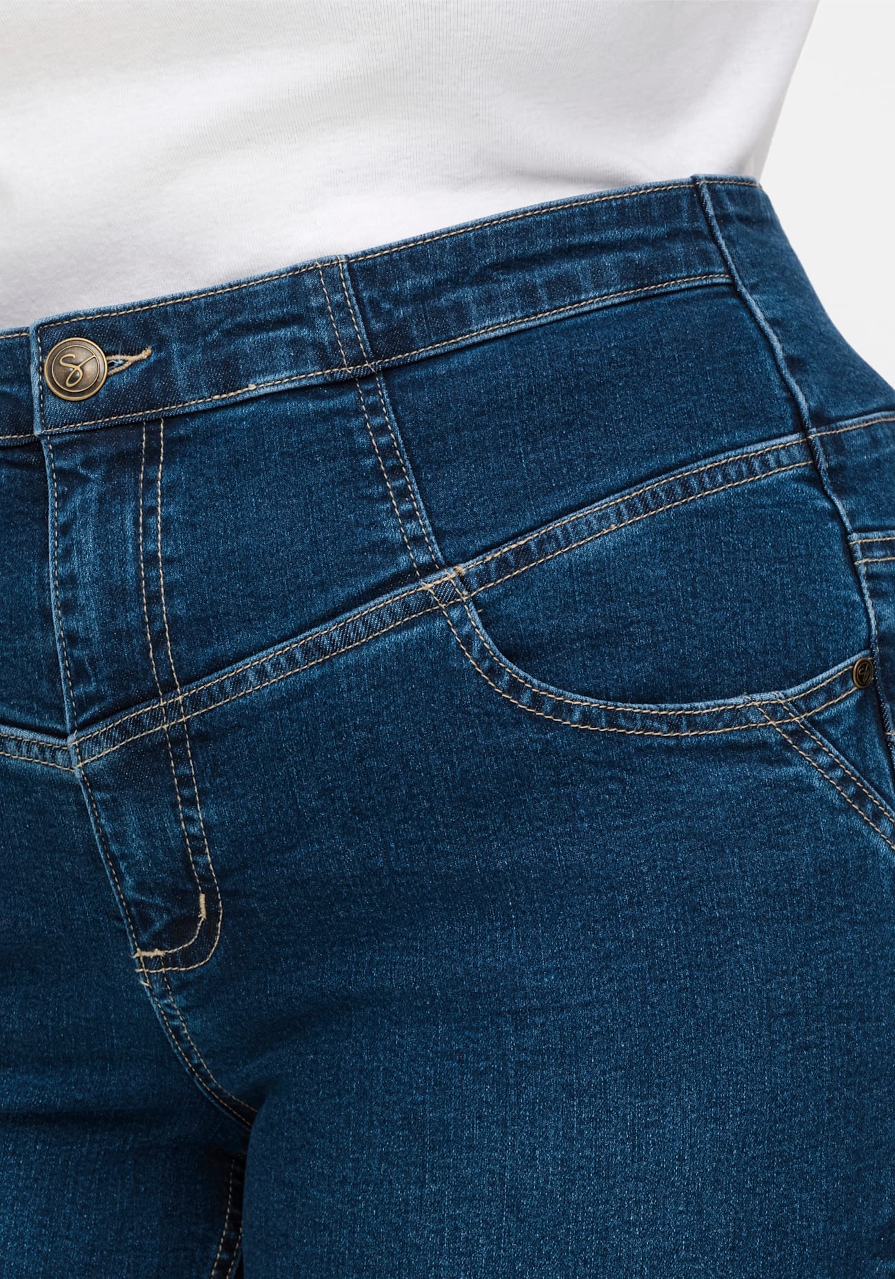 Sheego Stretch-Jeans, (1 tlg.)