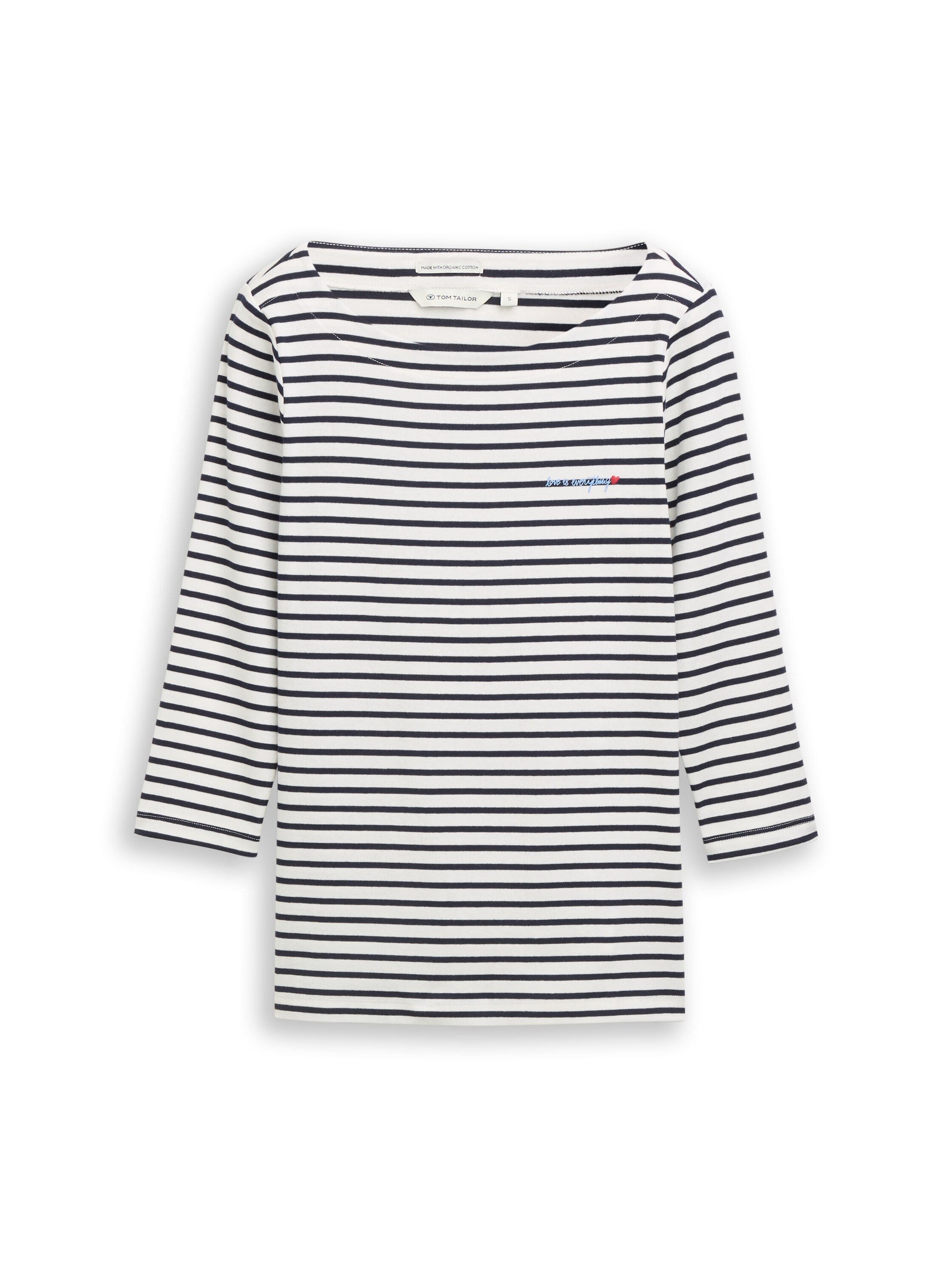 TOM TAILOR 3/4-Arm-Shirt im Streifen-Design