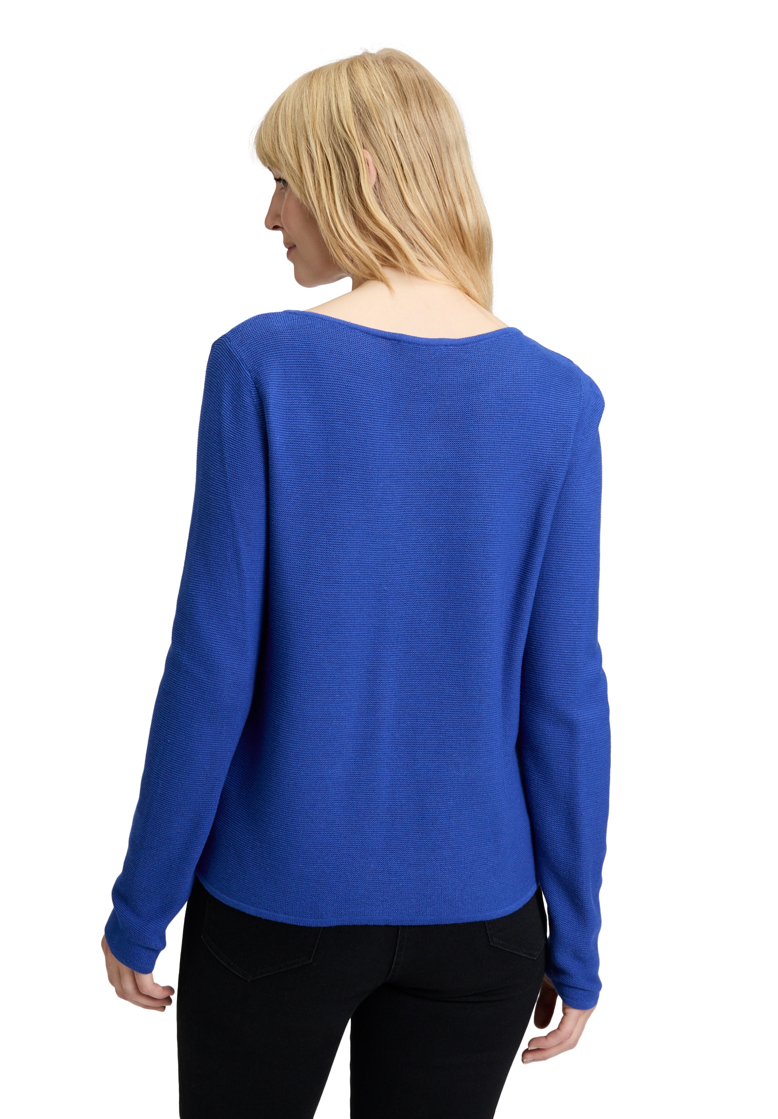 Betty Barclay Rundhalspullover »Feinstrickpullover mit aufgesetzten Taschen«