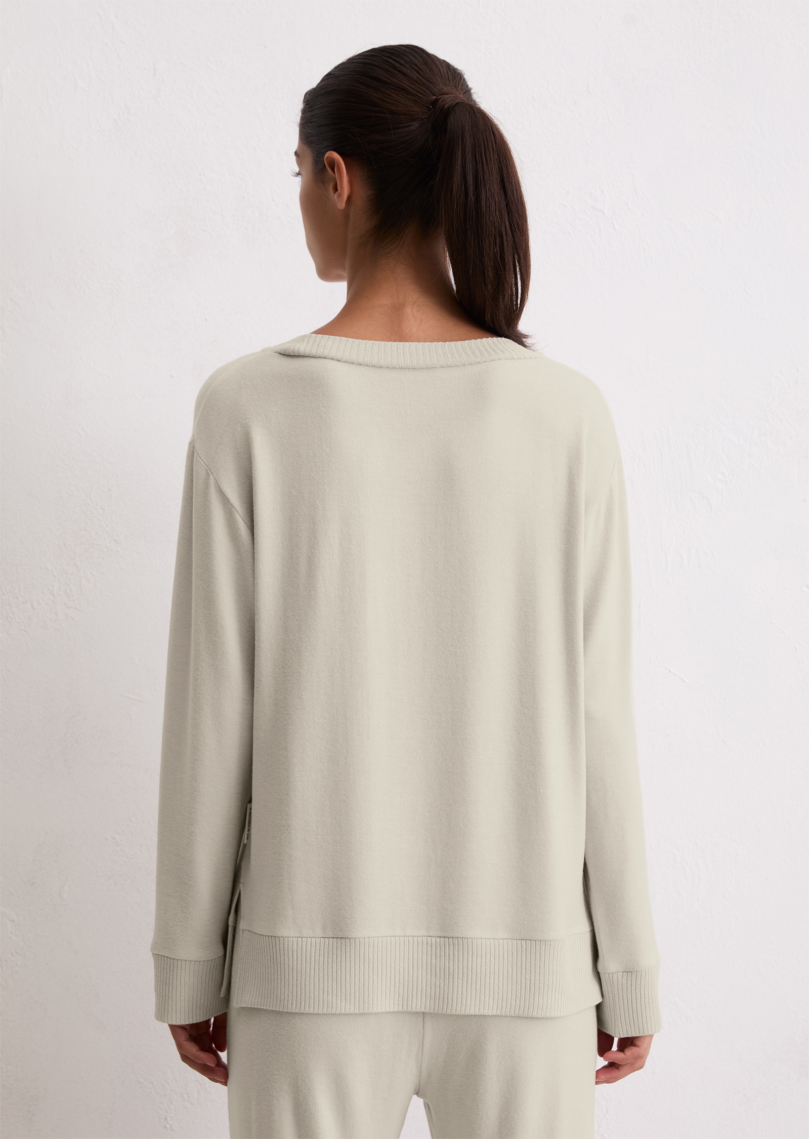 Marc O'Polo Langarmshirt »Soft Knit«, Rundhals-Ausschnitt, Langarm, Modalmix, weich