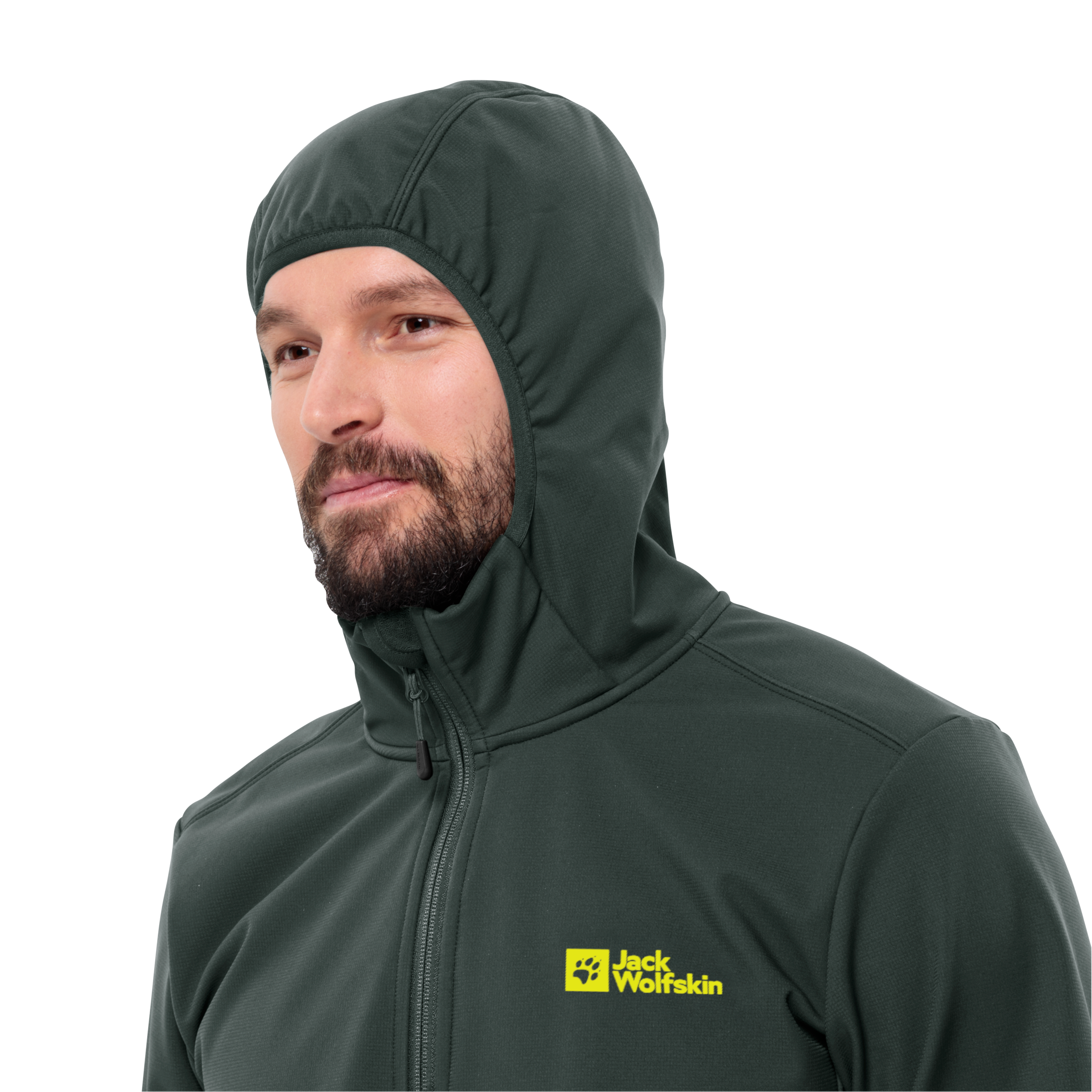 Jack Wolfskin Softshelljacke »BORNBERG HOODY«, mit Kapuze, winddicht, wasserabweisend