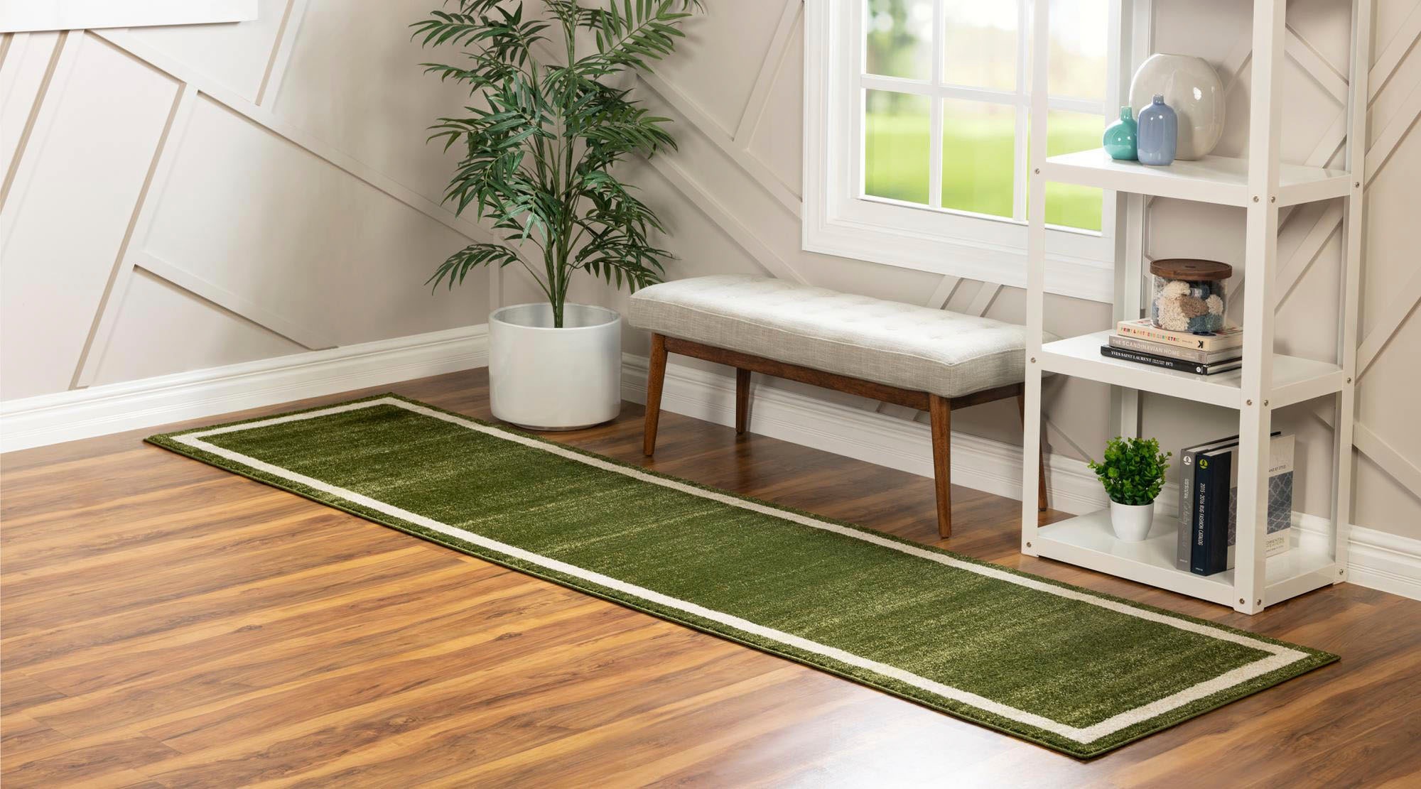 Myflair Möbel & Accessoires Läufer »Good Times«, rechteckig, 13 mm Höhe, Teppich-Läufer, Kurzflor, gewebt, melierte Optik, mit Bordüre