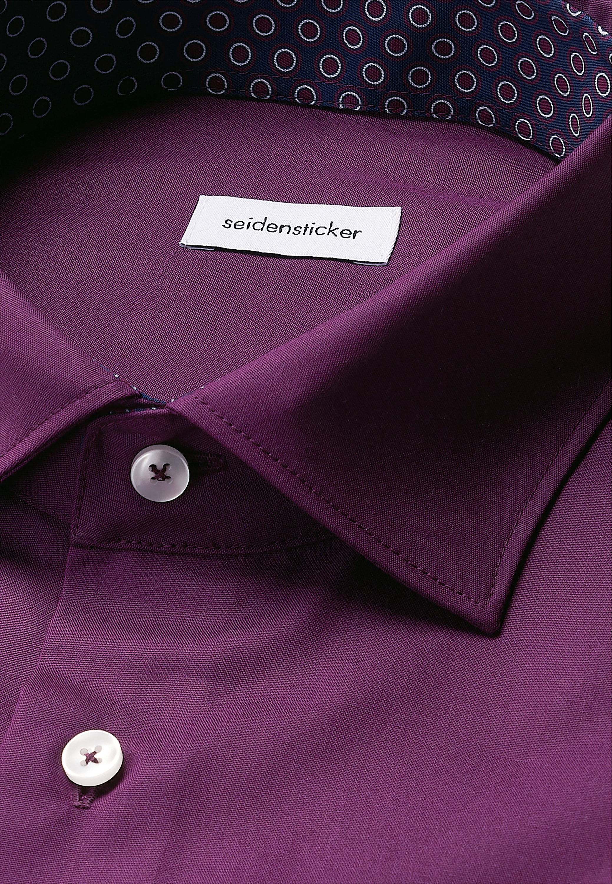 seidensticker Businesshemd »Schwarze Rose«, Regular 1/1 Kentkragen Uni