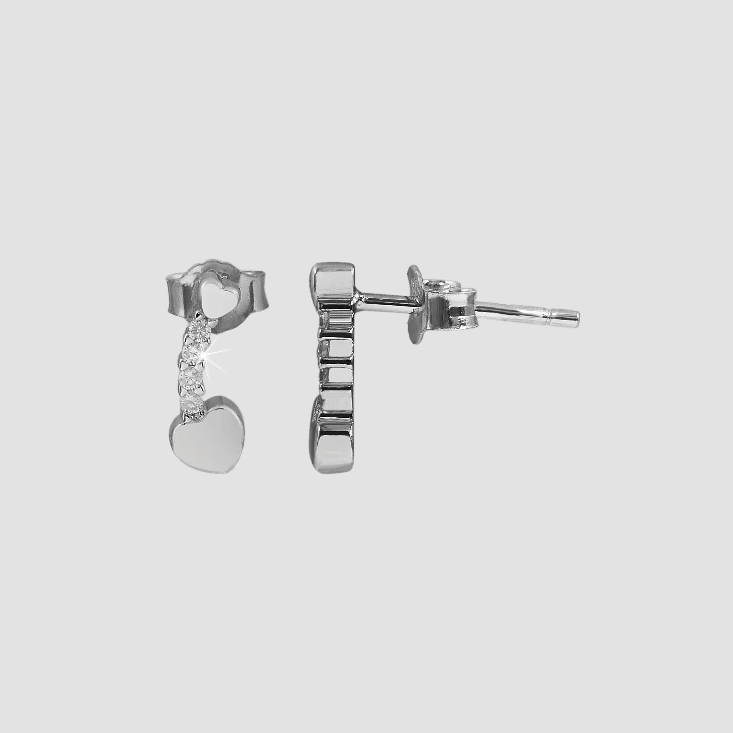 Adelia´s Paar Ohrstecker »Damen Ohrringe ¿ Ohrstecker aus 925 Silber mit Zirkonia«
