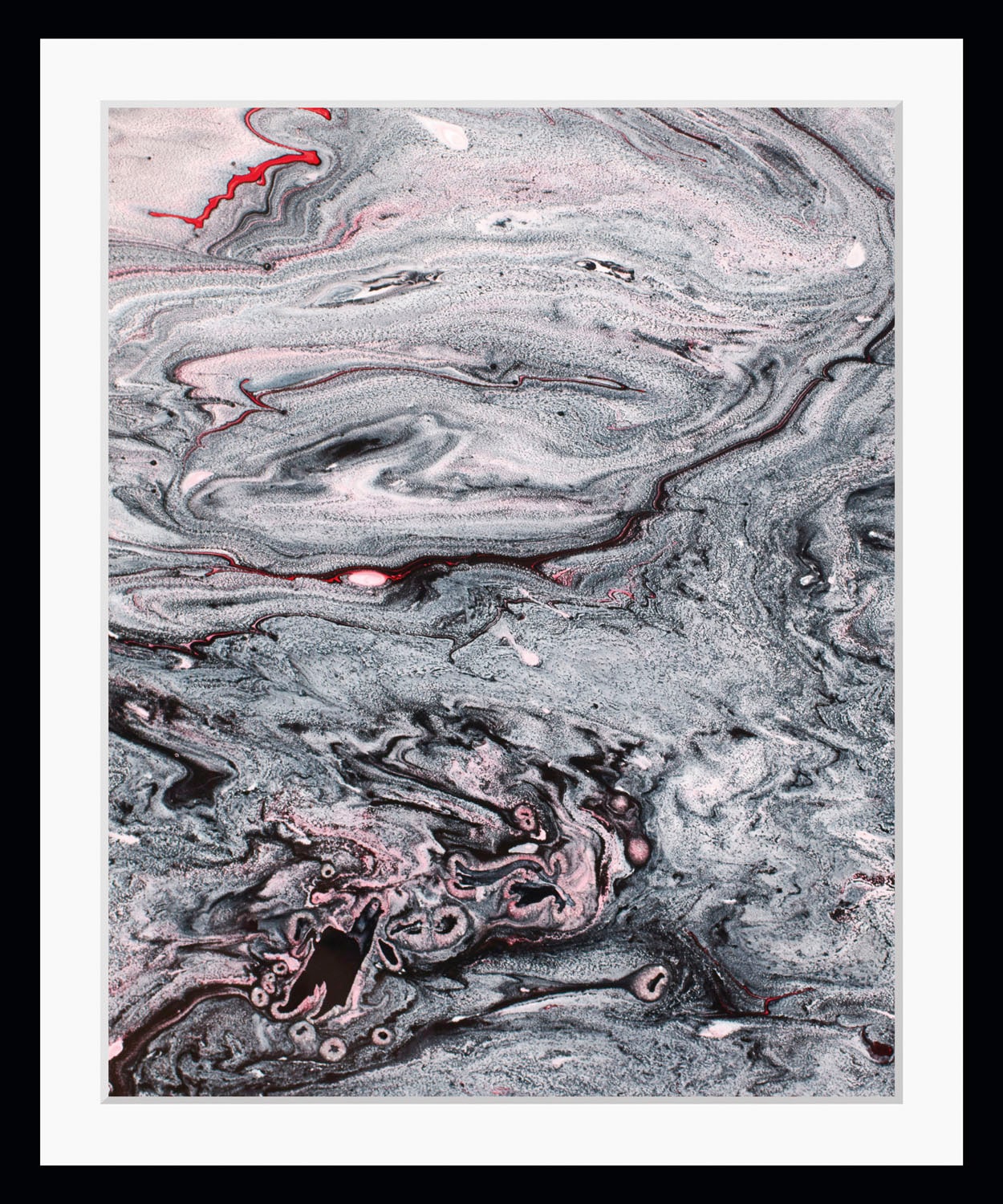 queence Bild »Tim« Abstrakt | Kunst | Marmor 1 Stk. tlg. HD Premium Poster-Druck inkl. Holzrahmen