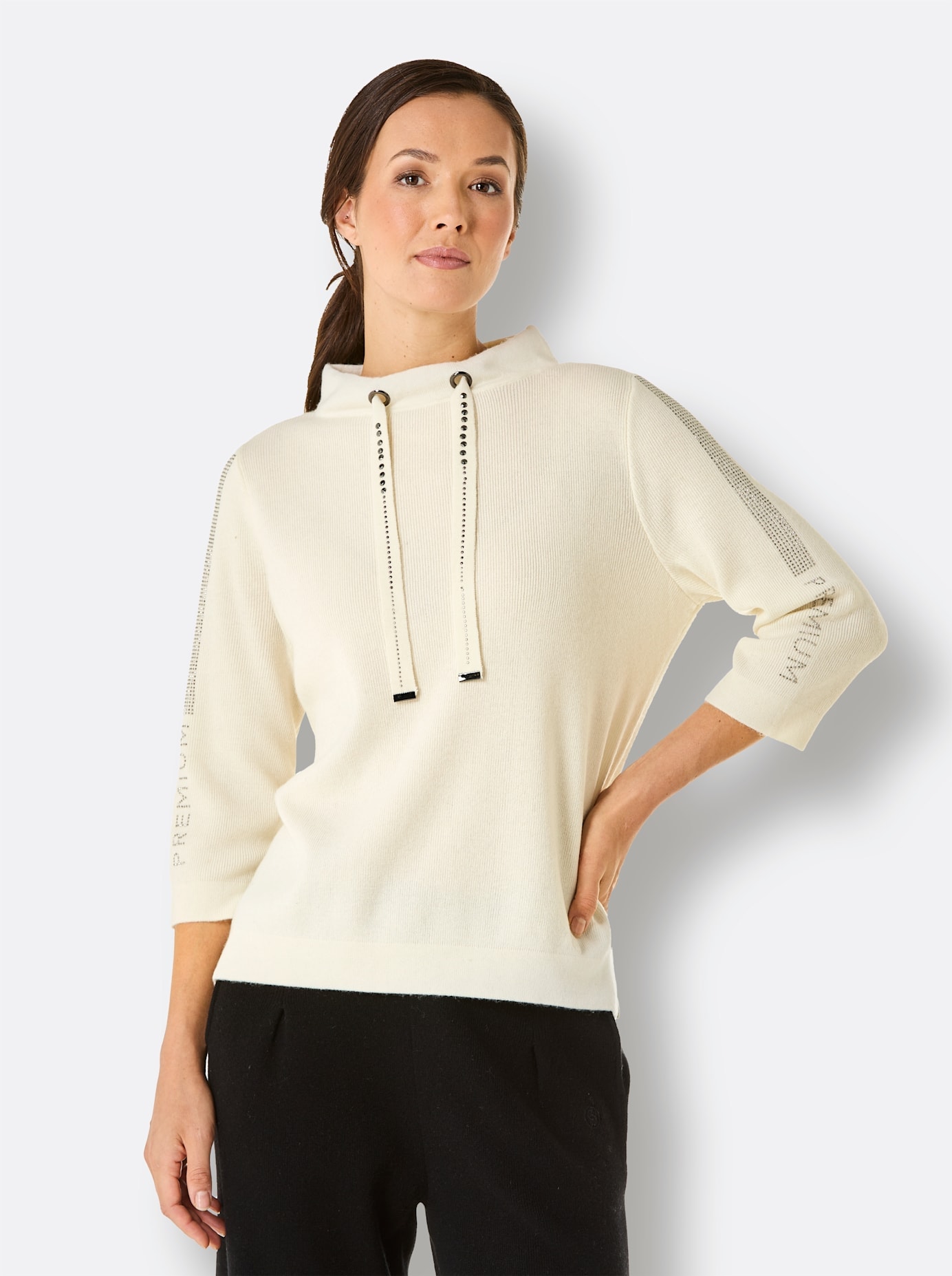 CREATION L PREMIUM 3/4 Arm-Pullover »Merino-Kaschmir-Pullover«