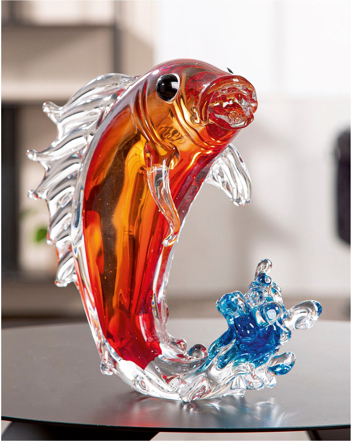 Casablanca by Gilde Tierfigur »Figur Fisch Piscium rot H. 22 cm«
