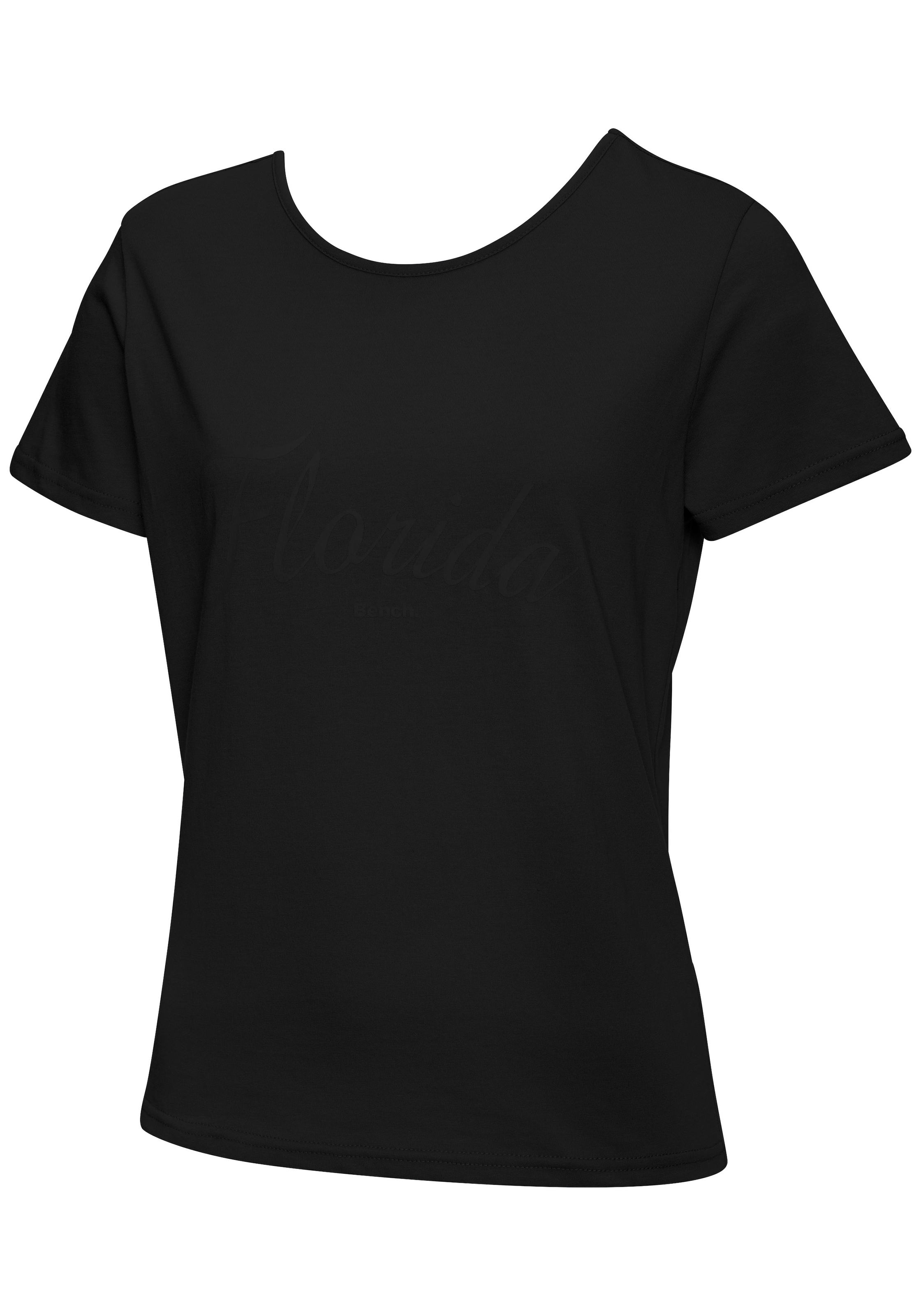 Bench. Loungewear T-Shirt mit tonigem Frontdruck