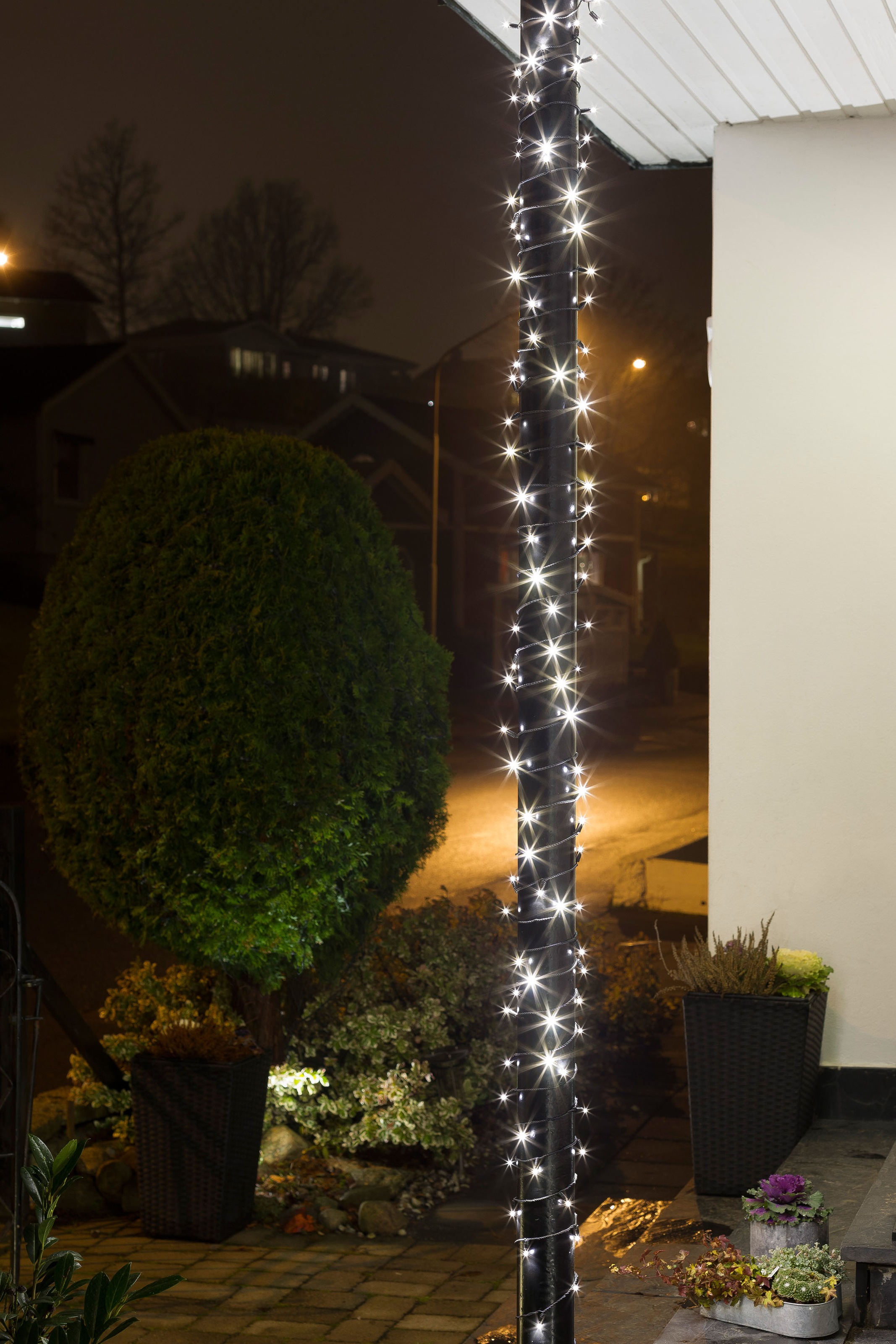 KONSTSMIDE LED-Lichterkette, 40 St.-flammig, Micro LED Lichterkette, schutzisoliert/umgossen, 40 warm weiße Dioden