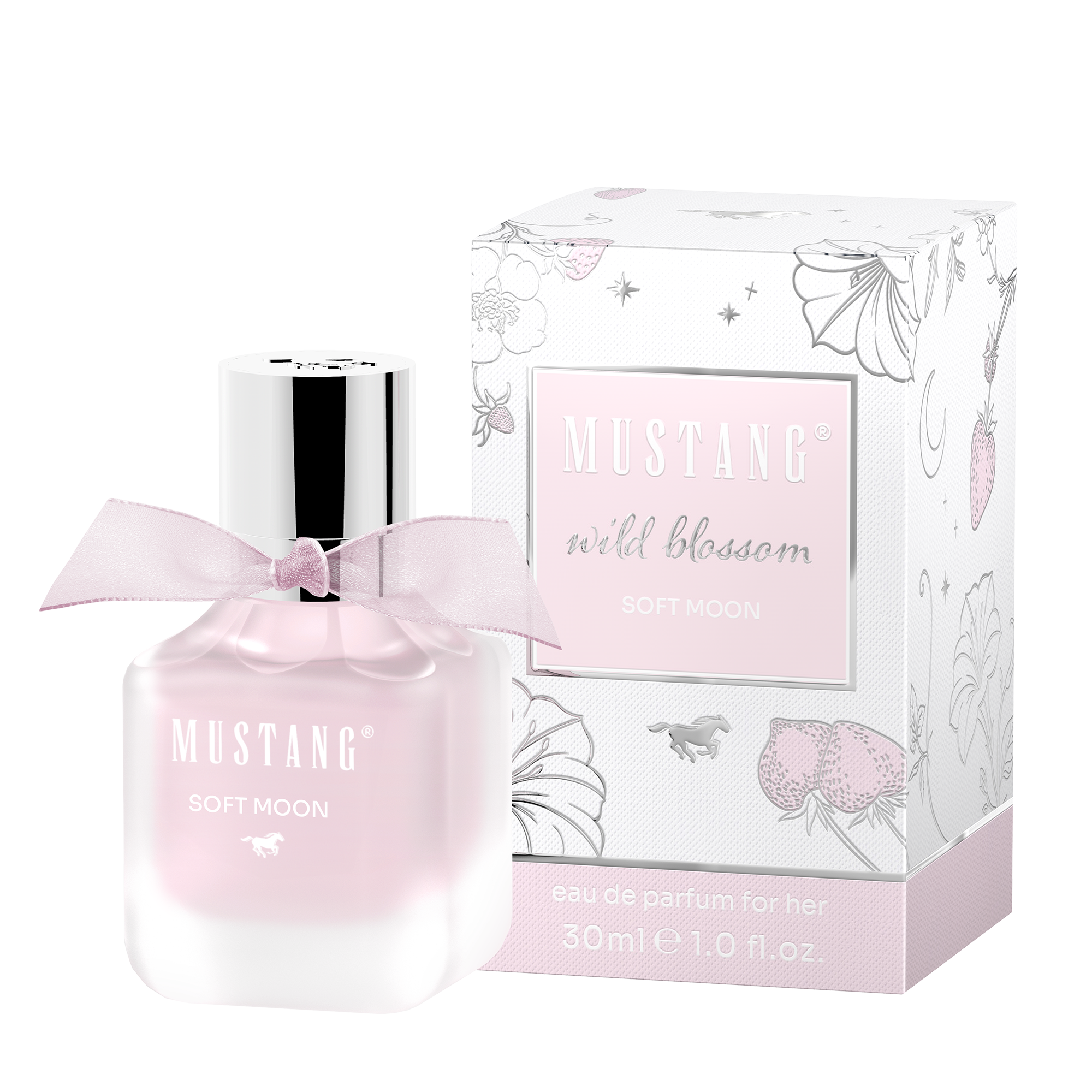 MUSTANG Eau de Parfum »wild blossom SOFT MOON« flüssig, 30 ml Inhalt, für Damen