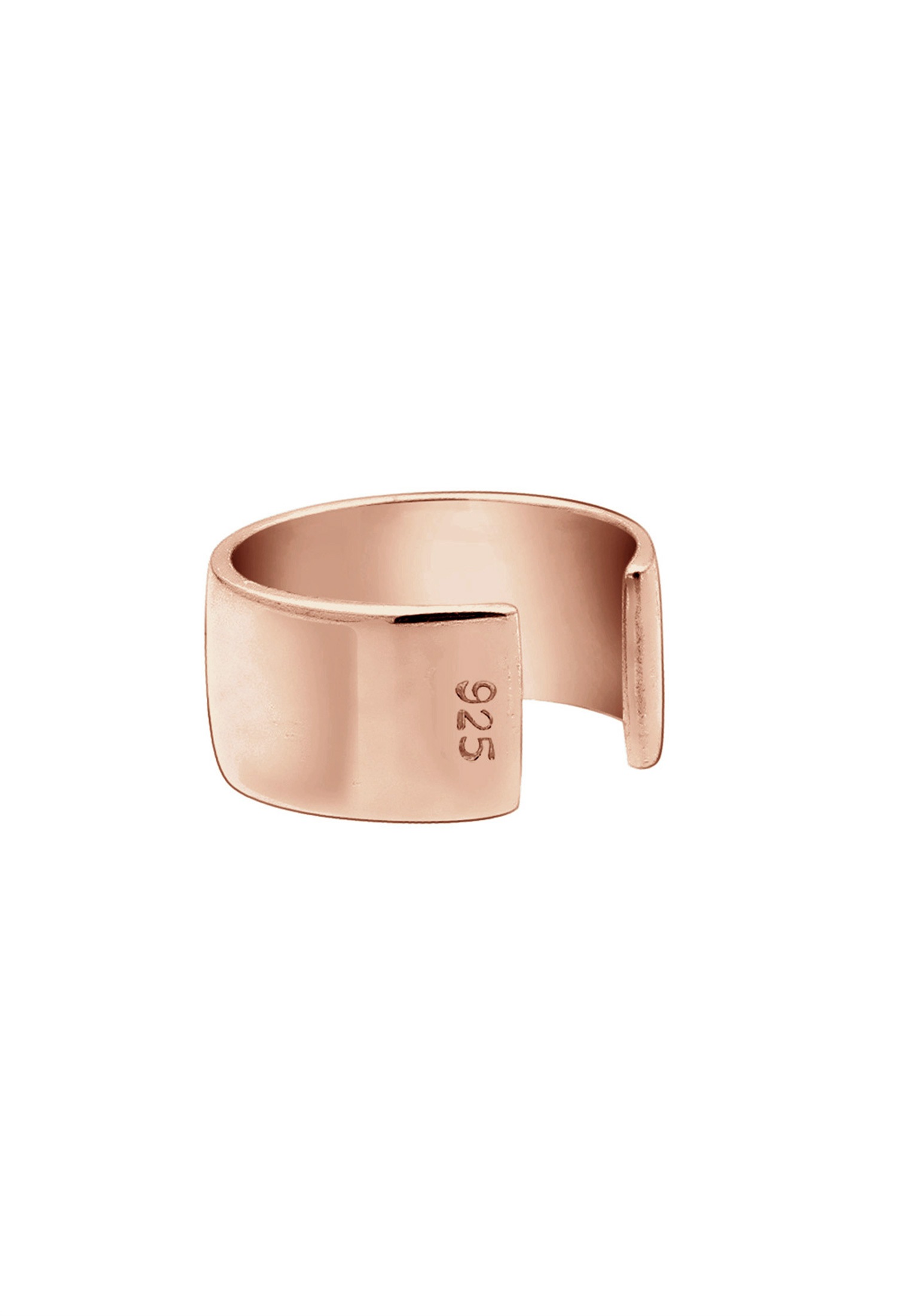 Elli Ohrklemme »Ohrringe Basic Single Earcuff Trend Breit 925 Silber«