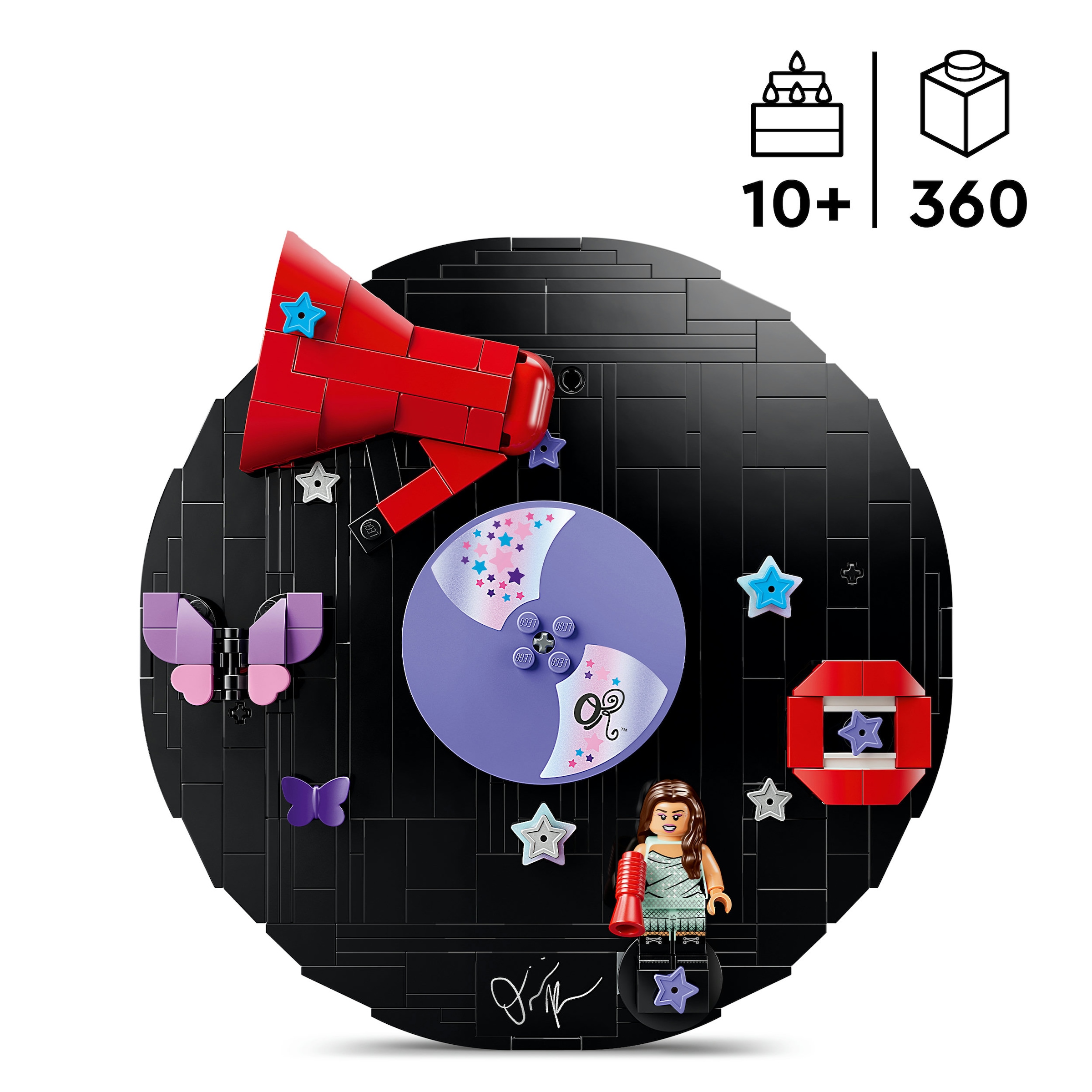 LEGO® Konstruktionsspielsteine »Olivia Rodrigos Schallplatte (43028), LEGO Editions Music« Made in Europe