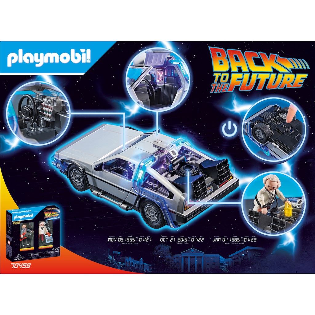 Playmobil® Konstruktions-Spielset »Back to the Future DeLorean (70317), Back to the Future«, (64 St.), Made in Germany