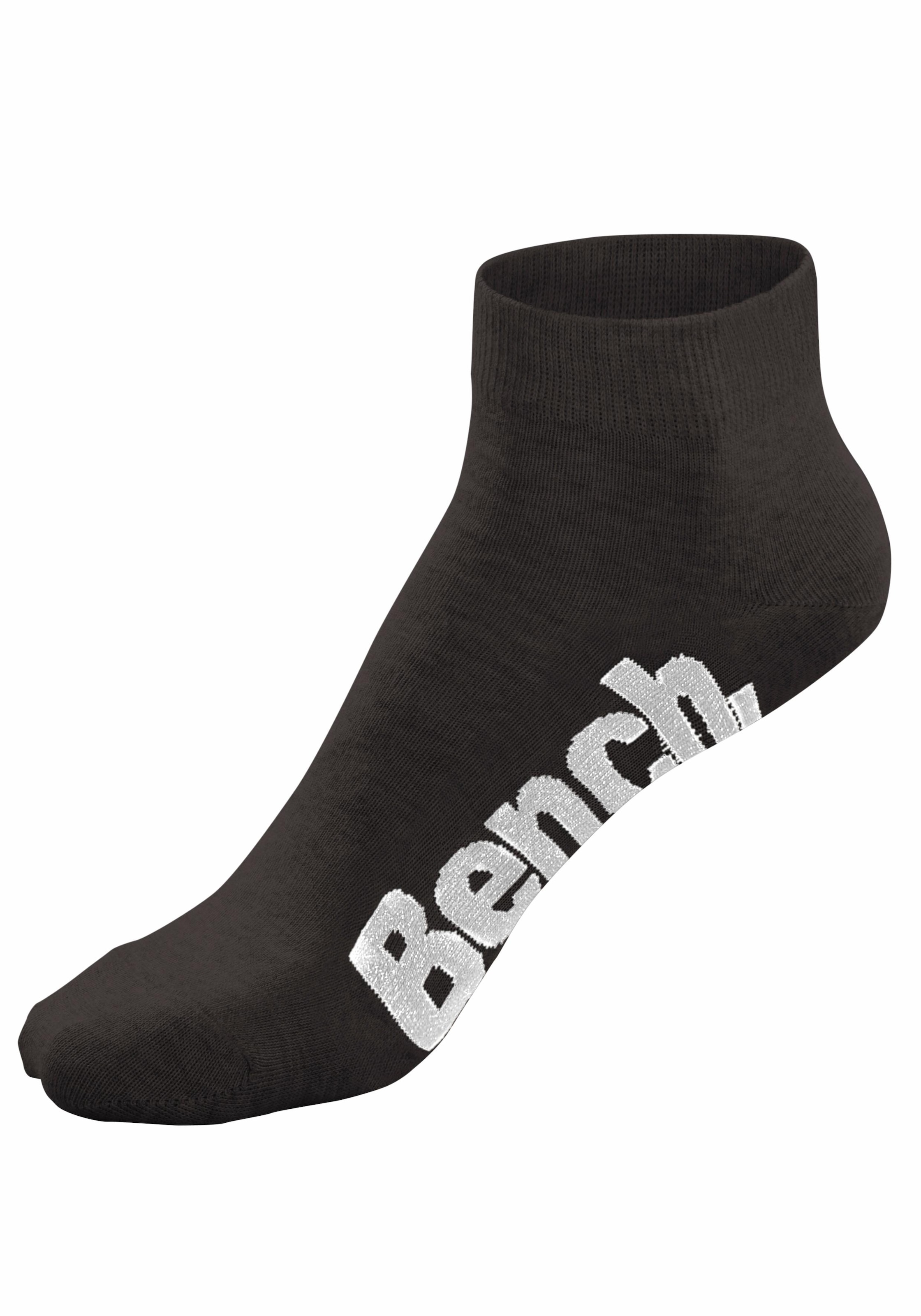 Bench. Kurzsocken, (Packung, 6 Paar), mit komfortablem Rippbündchen