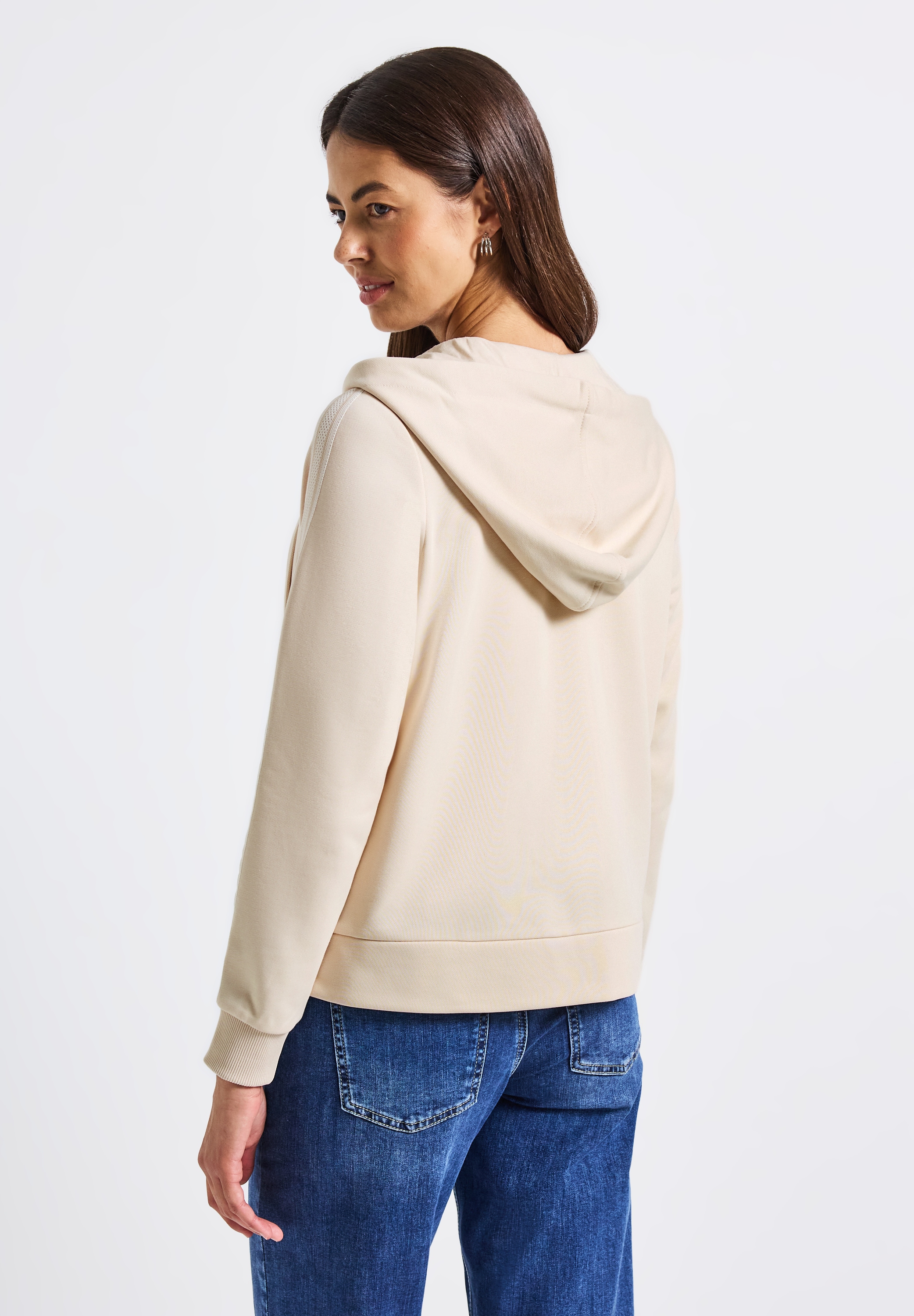 STREET ONE Kapuzensweatshirt, mit Gallon Streifen