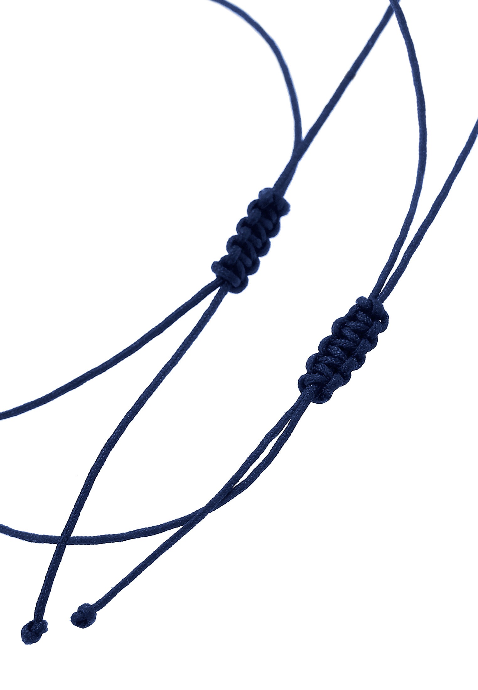 Elli Armketten Set »Armband Beads Kreis Nylon 2er Set 925 Sterling Silber«